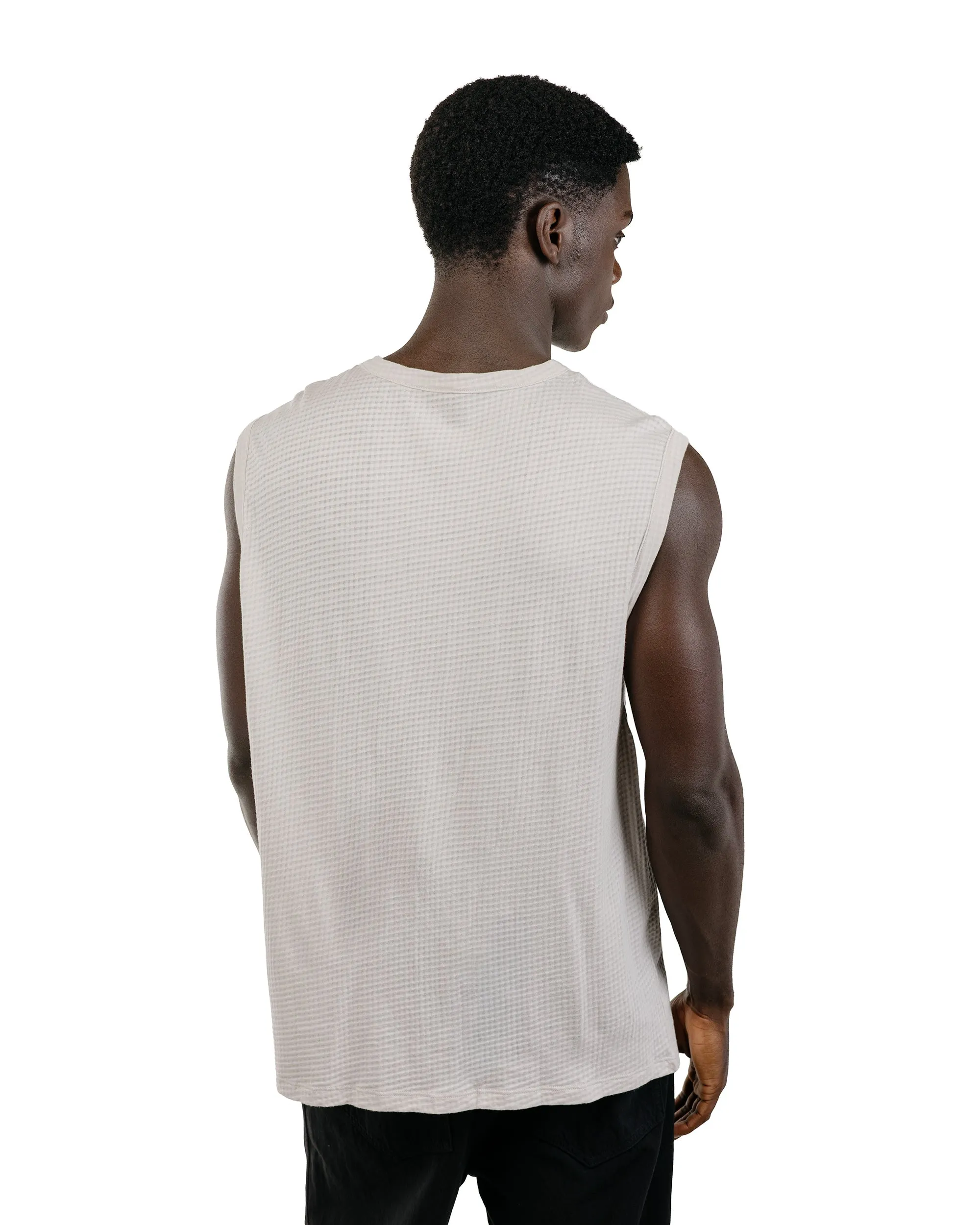 Lady White Co. Gauze Sleeveless T-Shirt Solar Grey sold by Lost & Found product image thumbnail 4