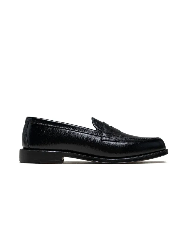 Alden Penny Loafer Black Alpine Grain 67199 made by Alden