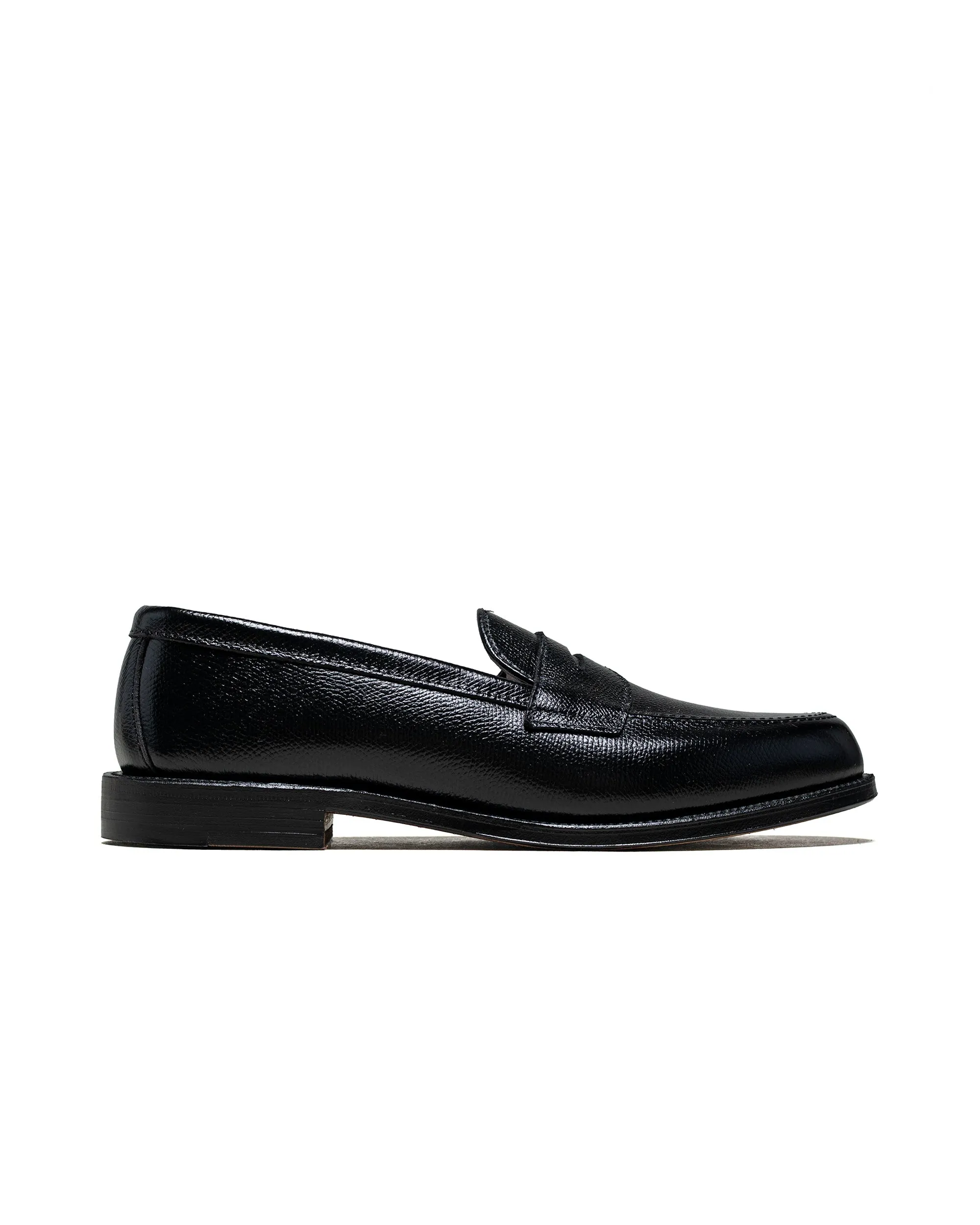 Alden Penny Loafer Black Alpine Grain 67199 sold by Lost & Found