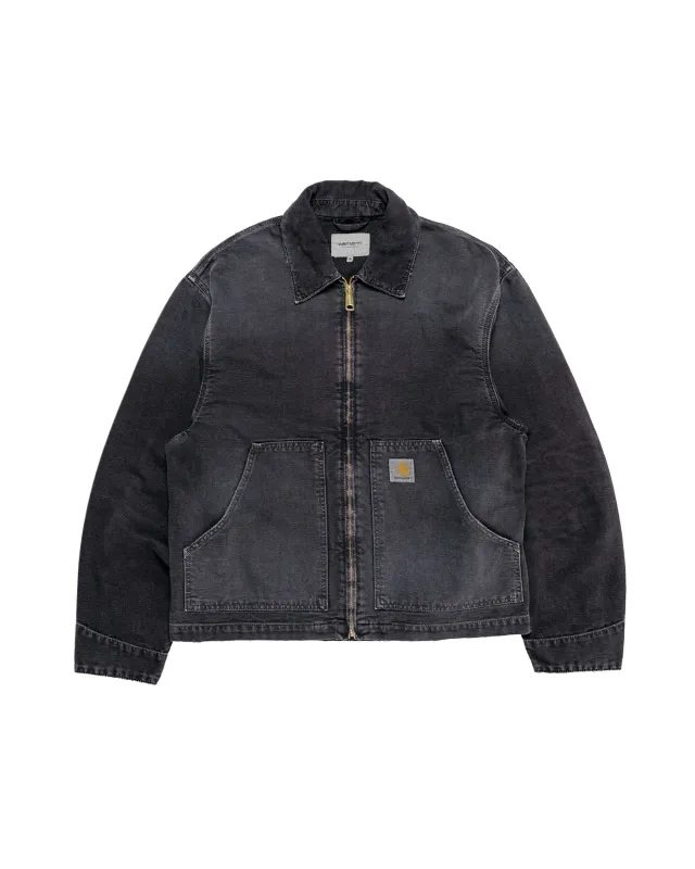 Carhartt W.I.P. OG Arcan Jacket Black/Black Destroy Wash made by Carhartt