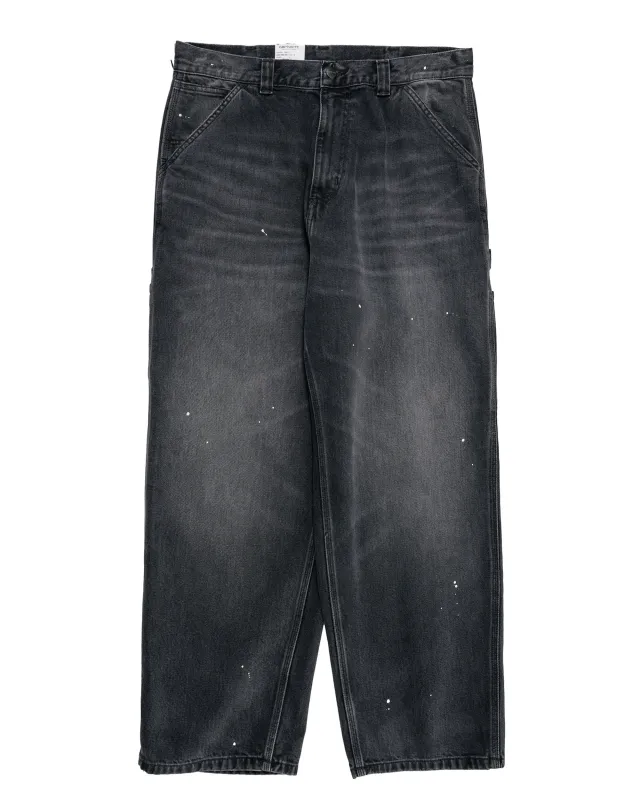 Carhartt W.I.P. OG Single Knee Pant Black Destroy Wash Splatter made by Carhartt