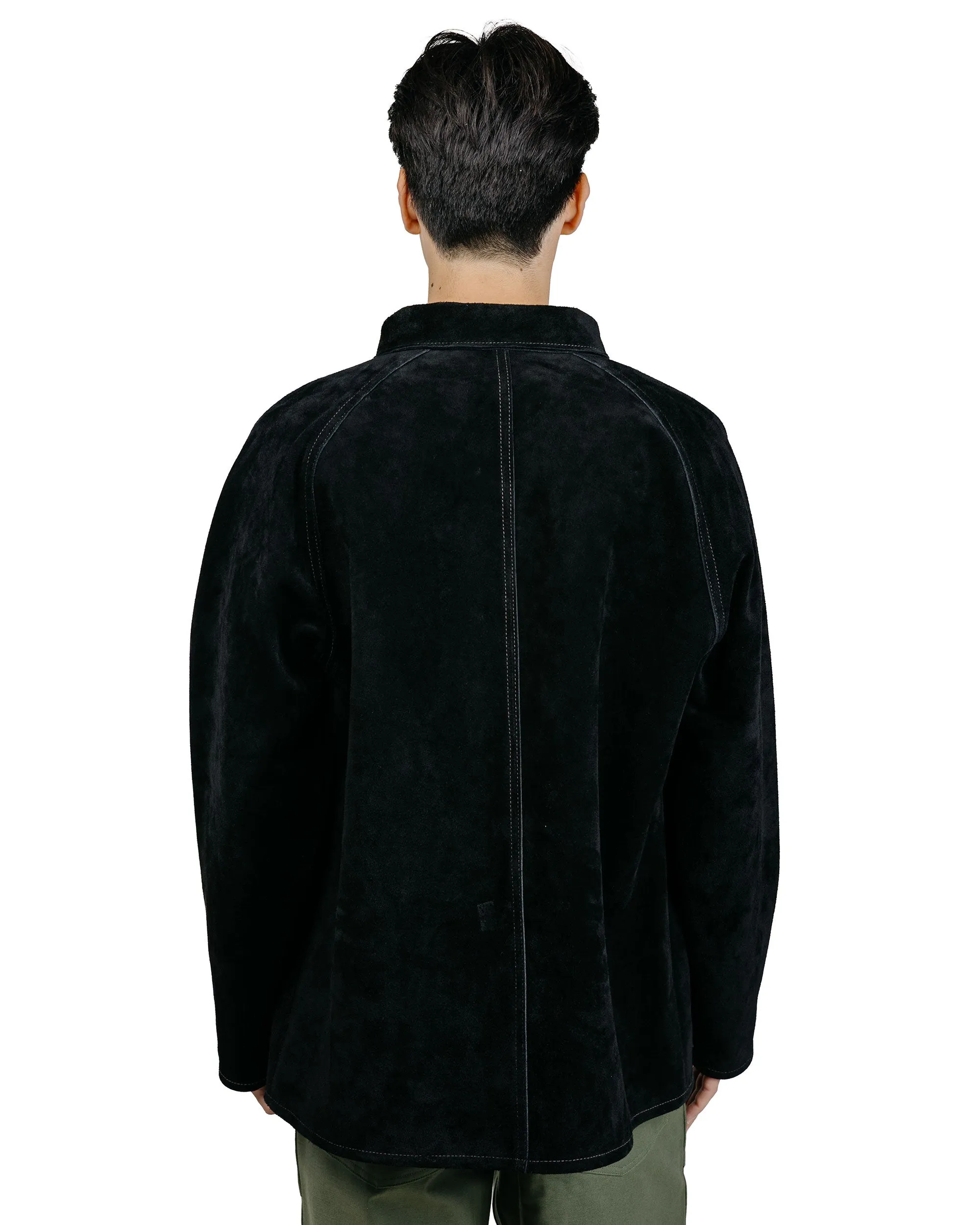 The Real McCoy's MJ23014 8HU Leather Welder Jacket Black sold by Lost & Found product image thumbnail 4