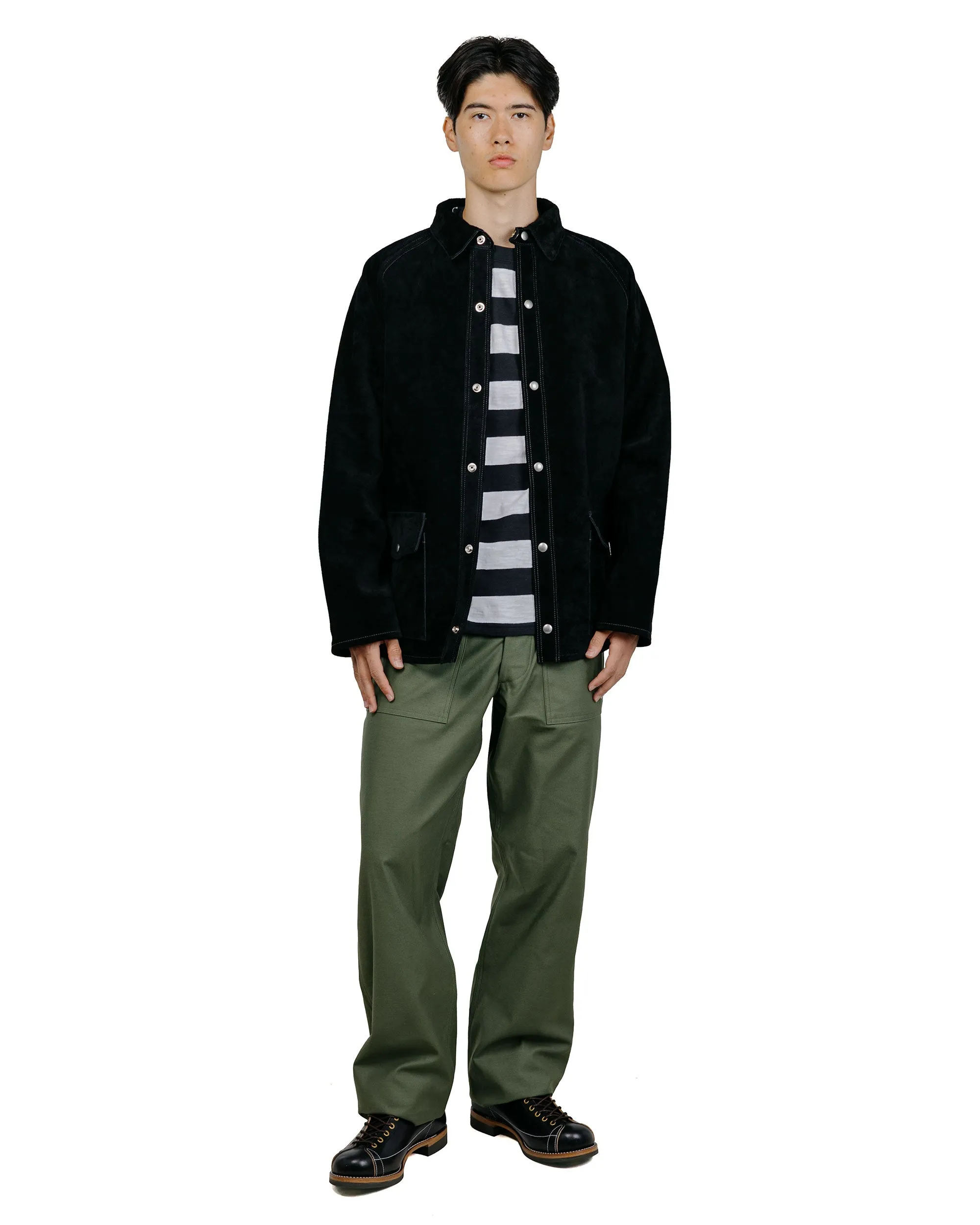 The Real McCoy's MJ23014 8HU Leather Welder Jacket Black sold by Lost & Found product image thumbnail 5