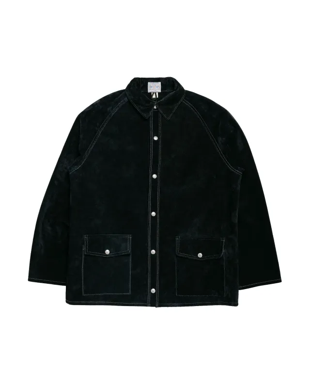 The Real McCoy's MJ23014 8HU Leather Welder Jacket Black made by The Real McCoy's