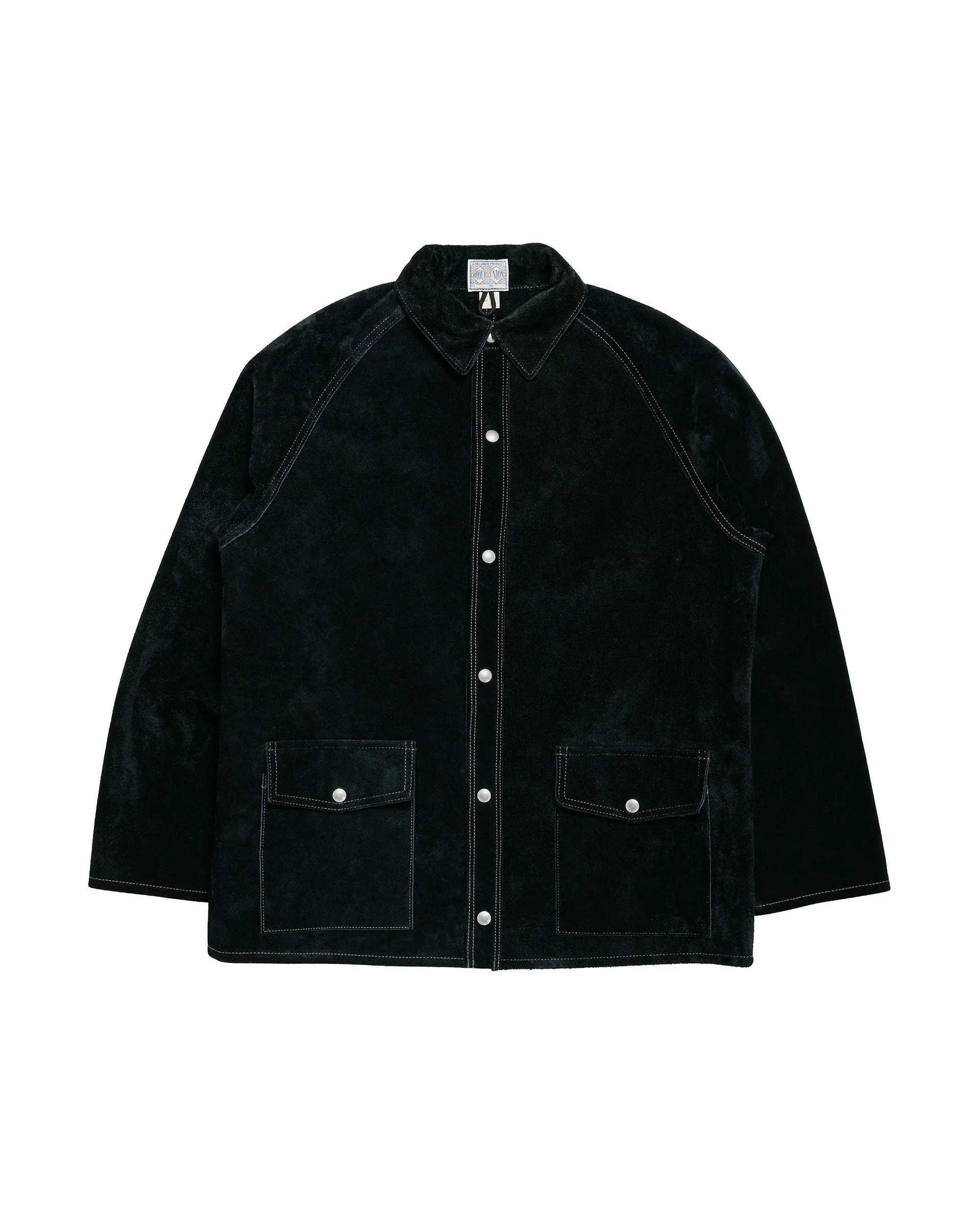 The Real McCoy's MJ23014 8HU Leather Welder Jacket Black sold by Lost & Found