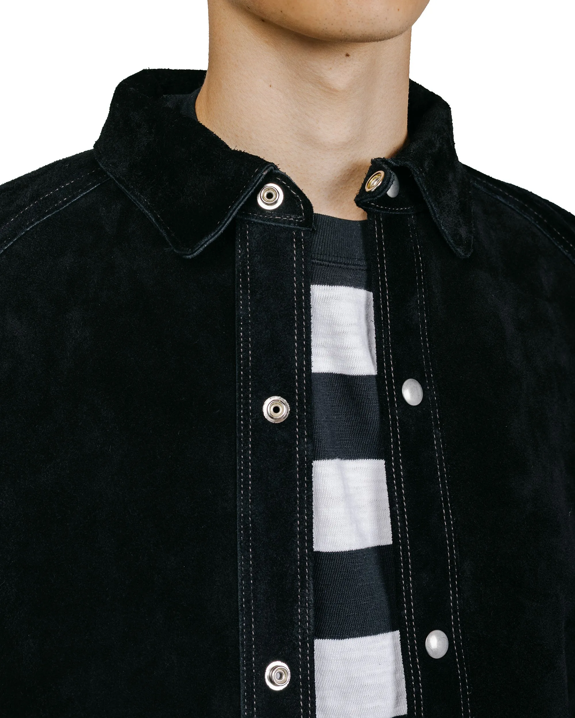 The Real McCoy's MJ23014 8HU Leather Welder Jacket Black sold by Lost & Found product image thumbnail 3