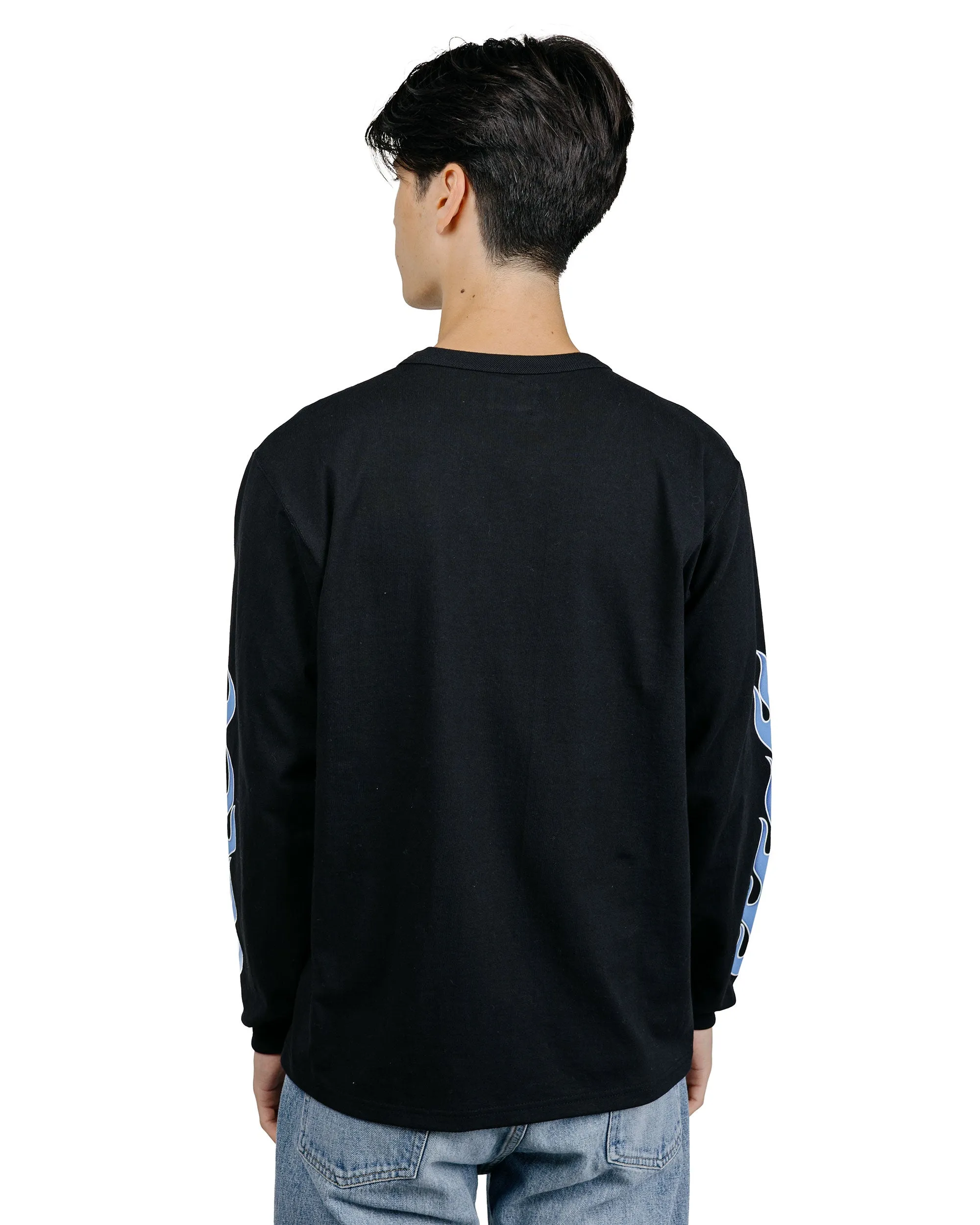 The Real McCoy's BC26005 BUCO L/S Tee / Chiefs Black/Blue sold by Lost & Found product image thumbnail 3