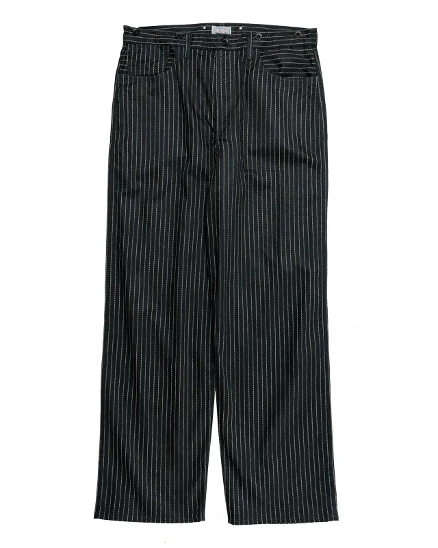 The Real McCoy's MP26011 Black Wabash Work Trousers Black made by The Real McCoy's