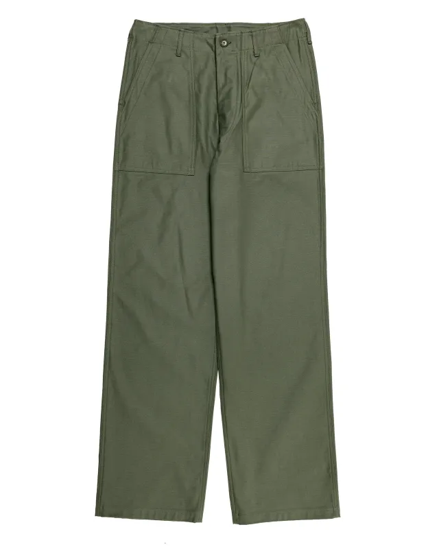 The Real McCoy's MP26005 Trousers, Men's, Cotton Sateen, OG-107 Olive made by The Real McCoy's