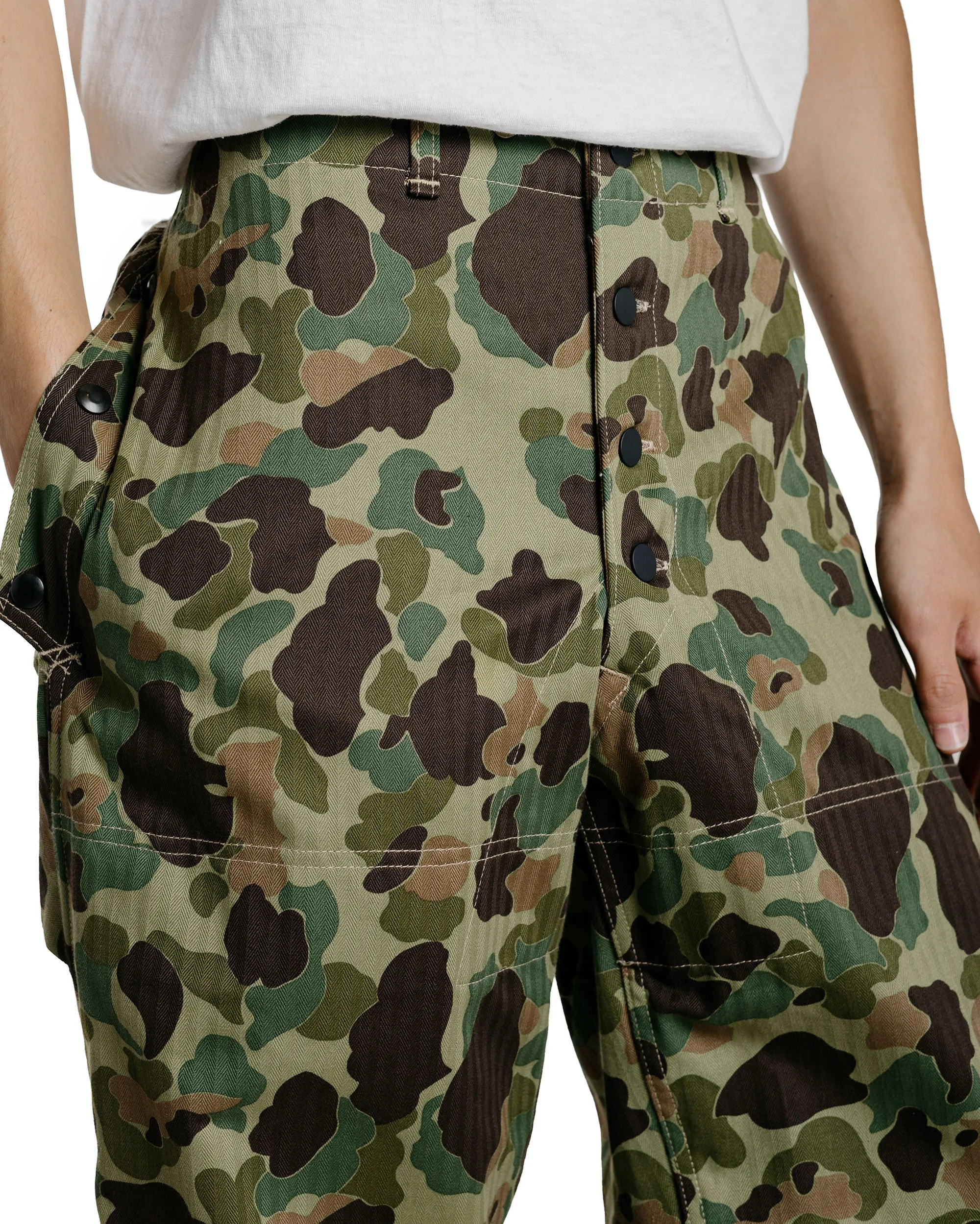 The Real McCoy's MP26001 P1944 Reversible Frogskin Camouflage Trousers Green sold by Lost & Found product image thumbnail 4
