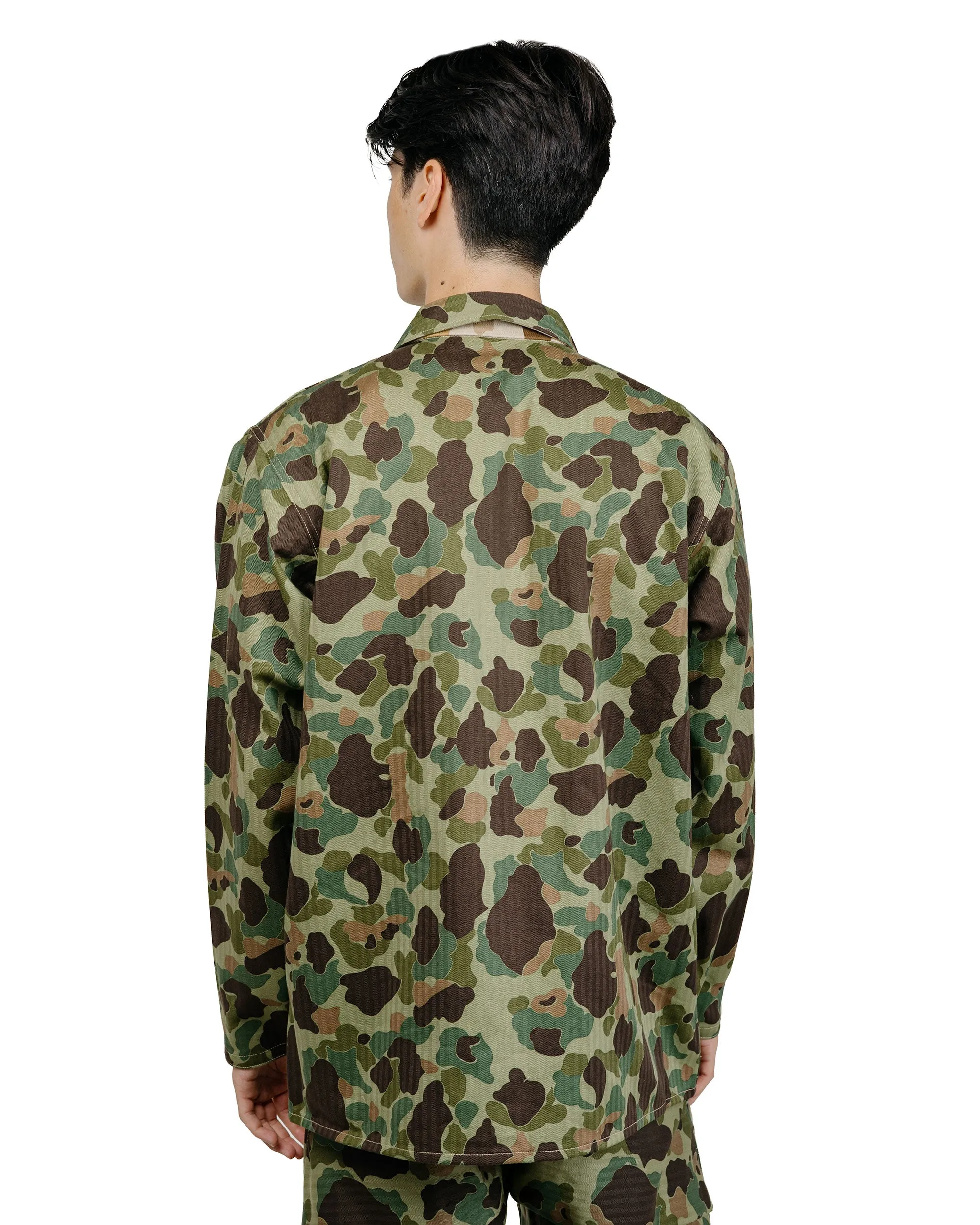 The Real McCoy's MJ26003 P1944 Reversible Frogskin Camouflage Coat Green sold by Lost & Found product image thumbnail 4