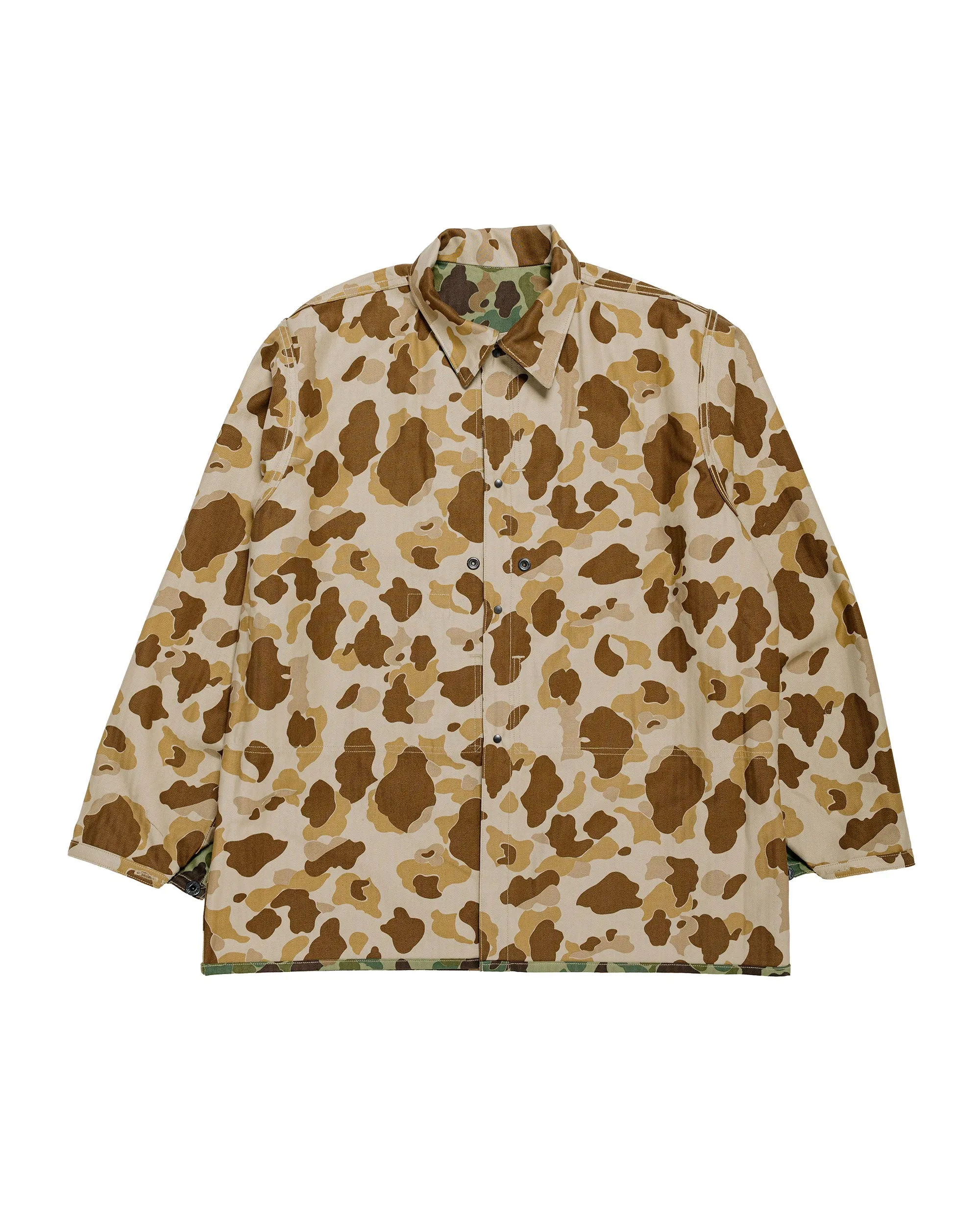 The Real McCoy's MJ26003 P1944 Reversible Frogskin Camouflage Coat Green sold by Lost & Found product image thumbnail 2