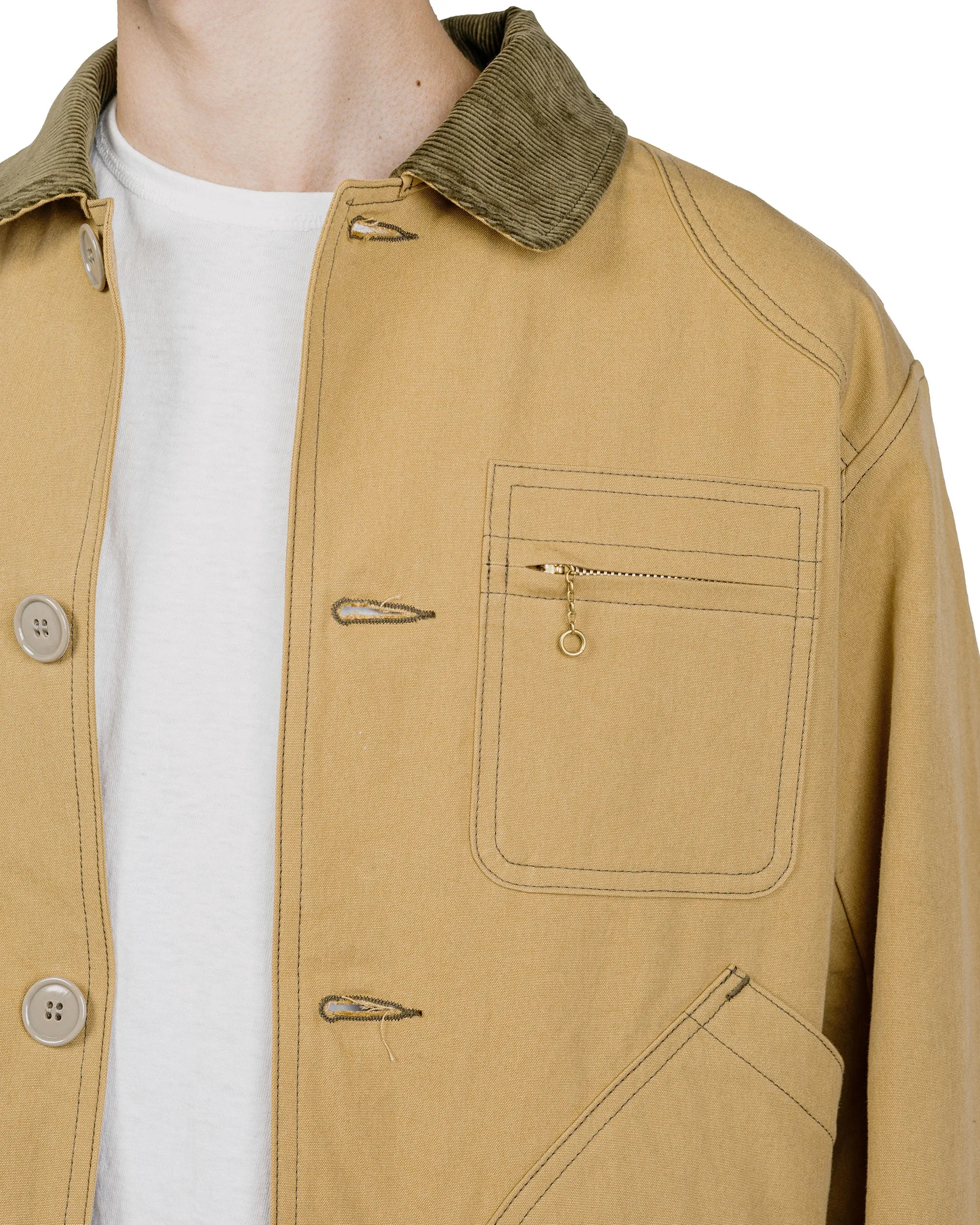 The Real McCoy's MJ25123 Cotton Canvas Barn Coat Brown sold by Lost & Found product image thumbnail 3