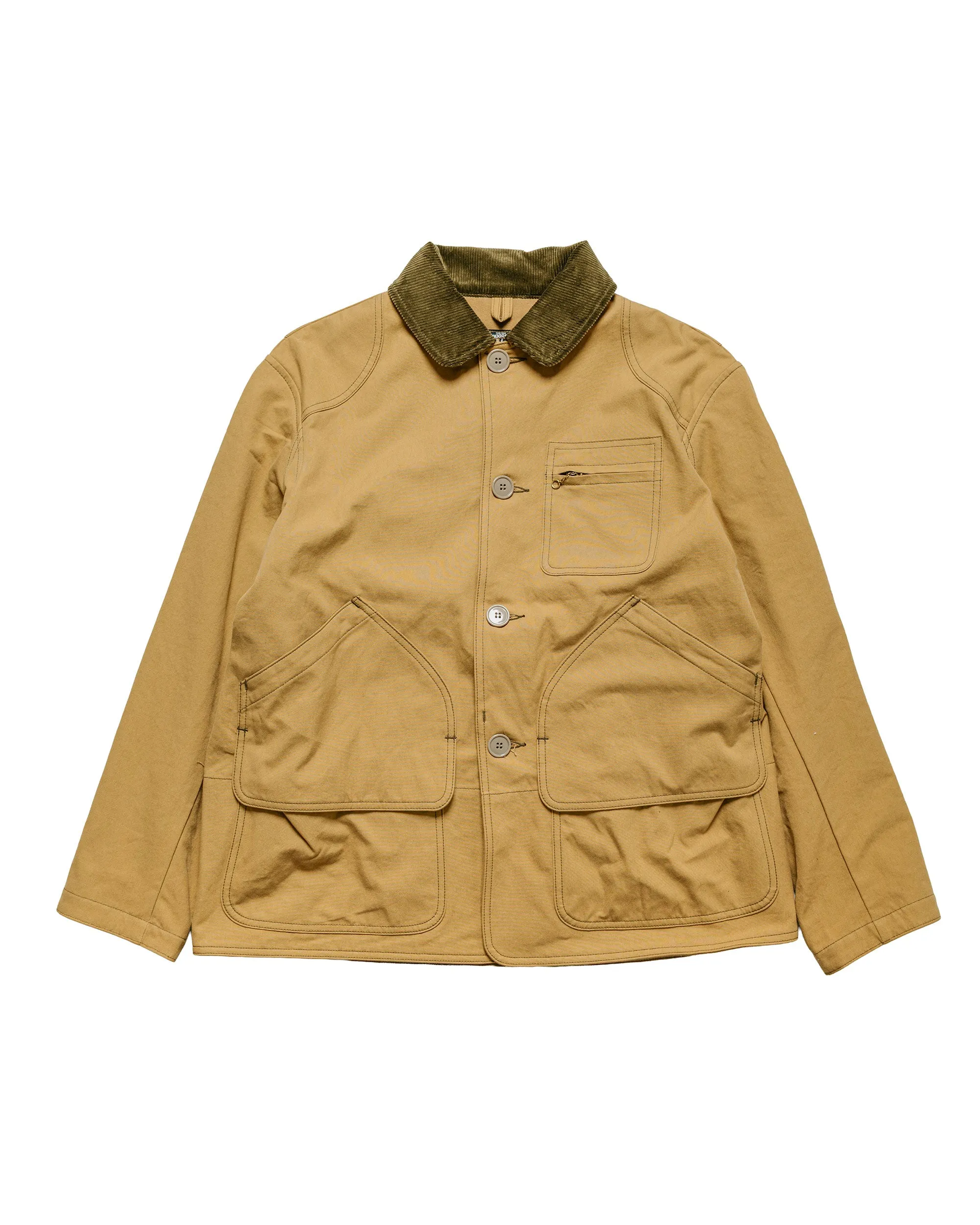 The Real McCoy's MJ25123 Cotton Canvas Barn Coat Brown sold by Lost & Found