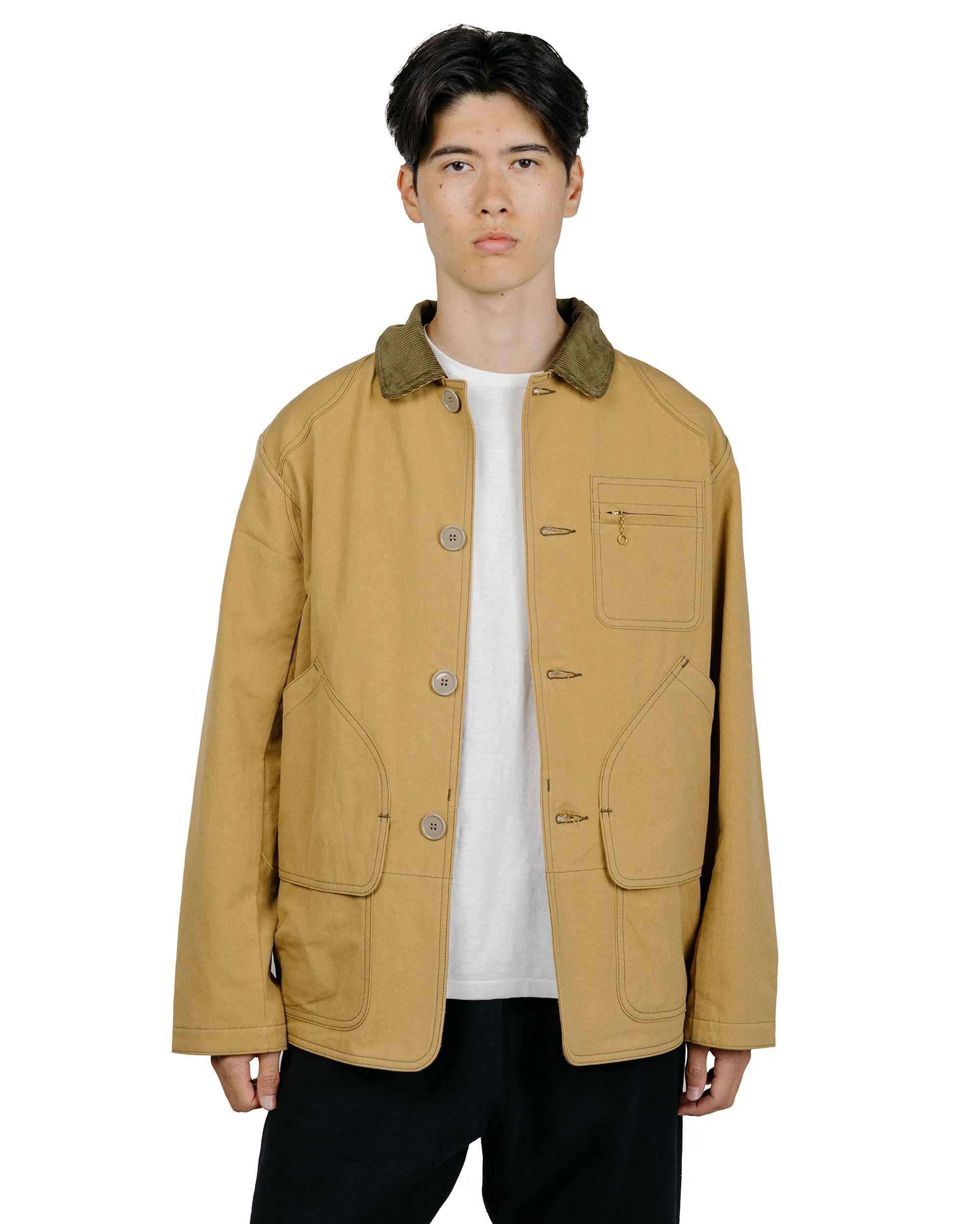 The Real McCoy's MJ25123 Cotton Canvas Barn Coat Brown sold by Lost & Found product image thumbnail 2