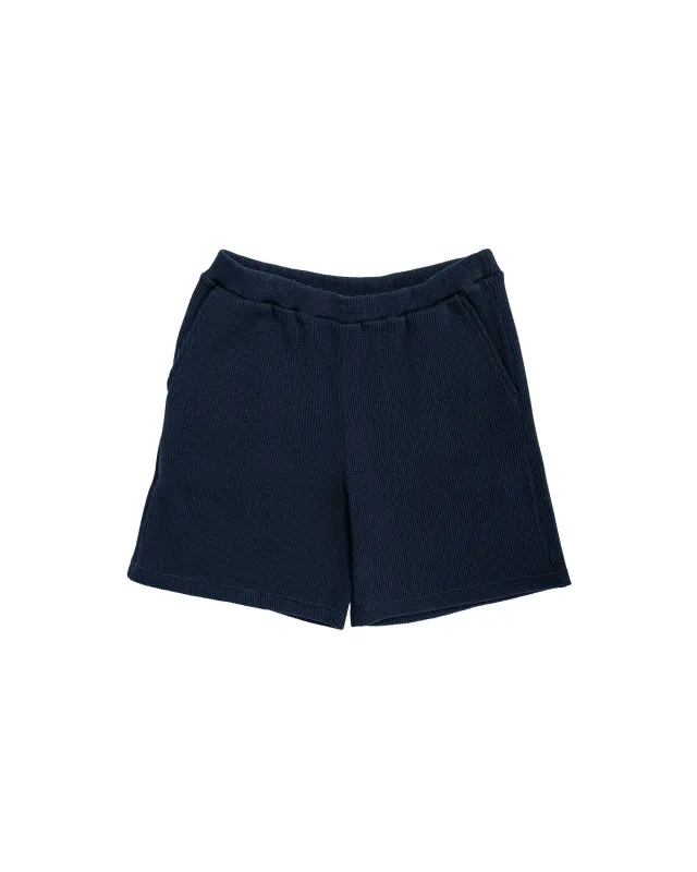 The Real McCoy's MC26004 Summer Thermal Shorts Navy made by The Real McCoy's