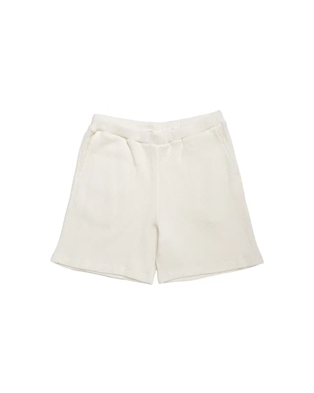 The Real McCoy's MC26004 Summer Thermal Shorts White made by The Real McCoy's