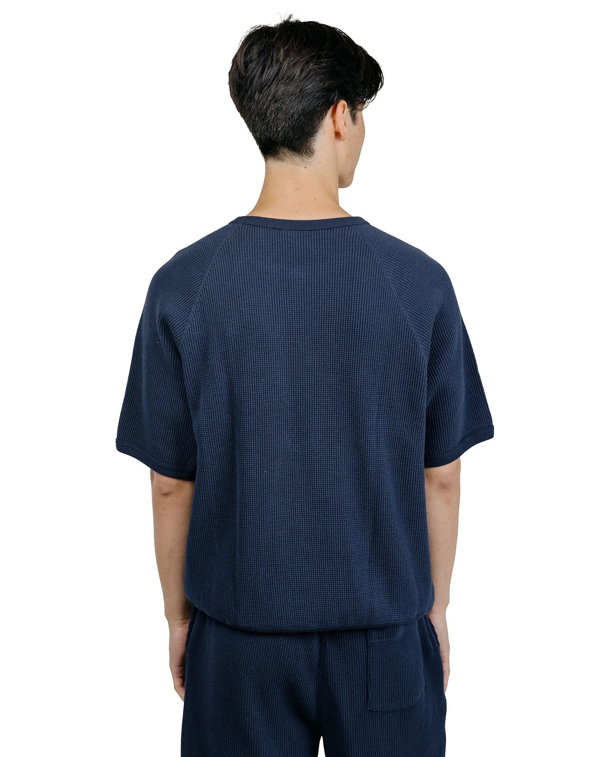 The Real McCoy's MC26002 Summer Thermal Tee Navy sold by Lost & Found product image thumbnail 4