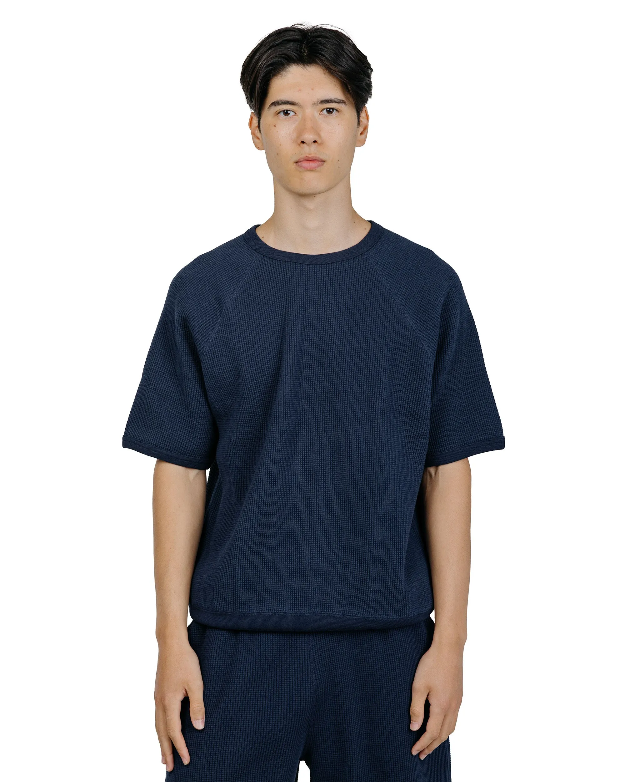 The Real McCoy's MC26002 Summer Thermal Tee Navy sold by Lost & Found product image thumbnail 2