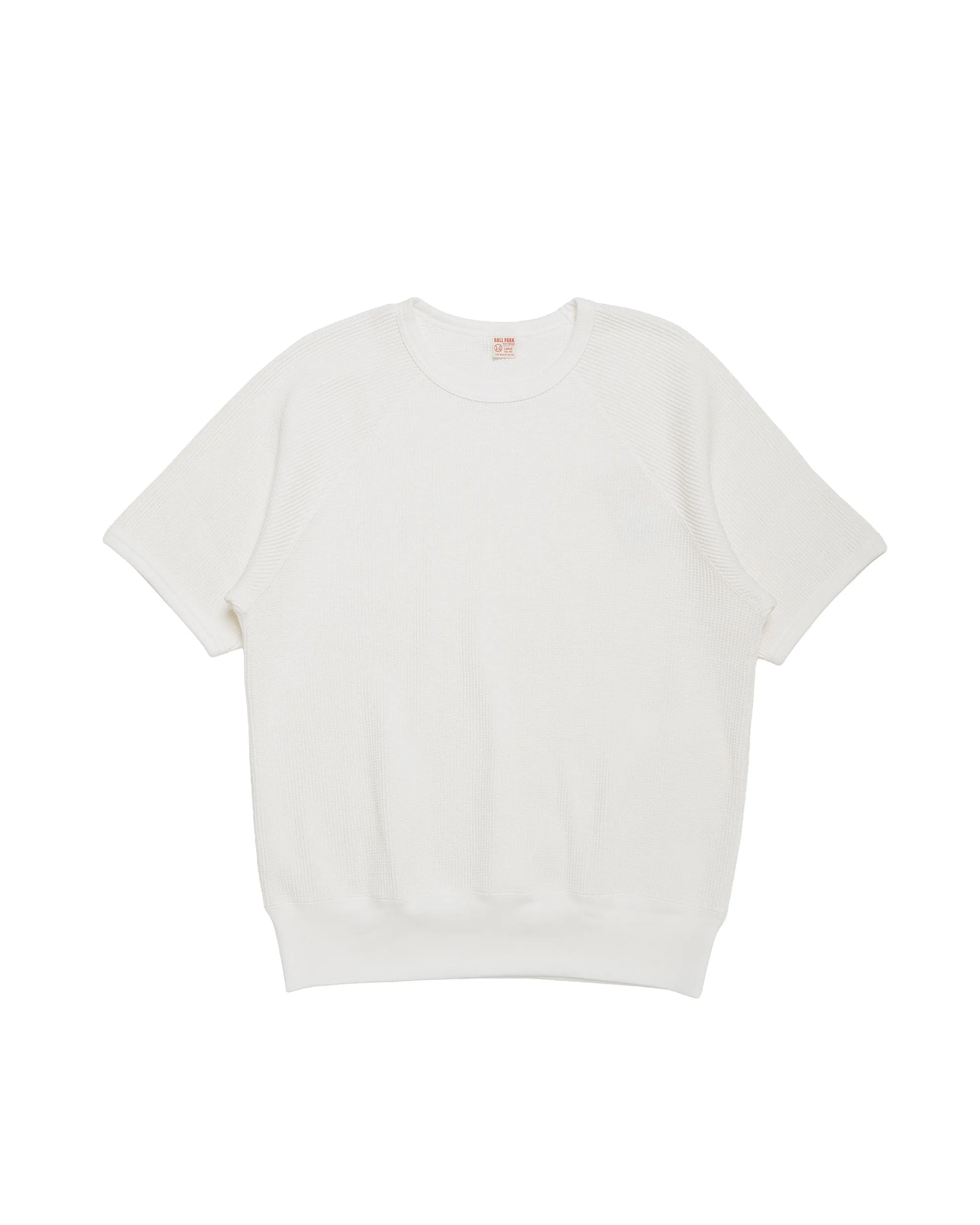 The Real McCoy's MC26002 Summer Thermal Tee White sold by Lost & Found