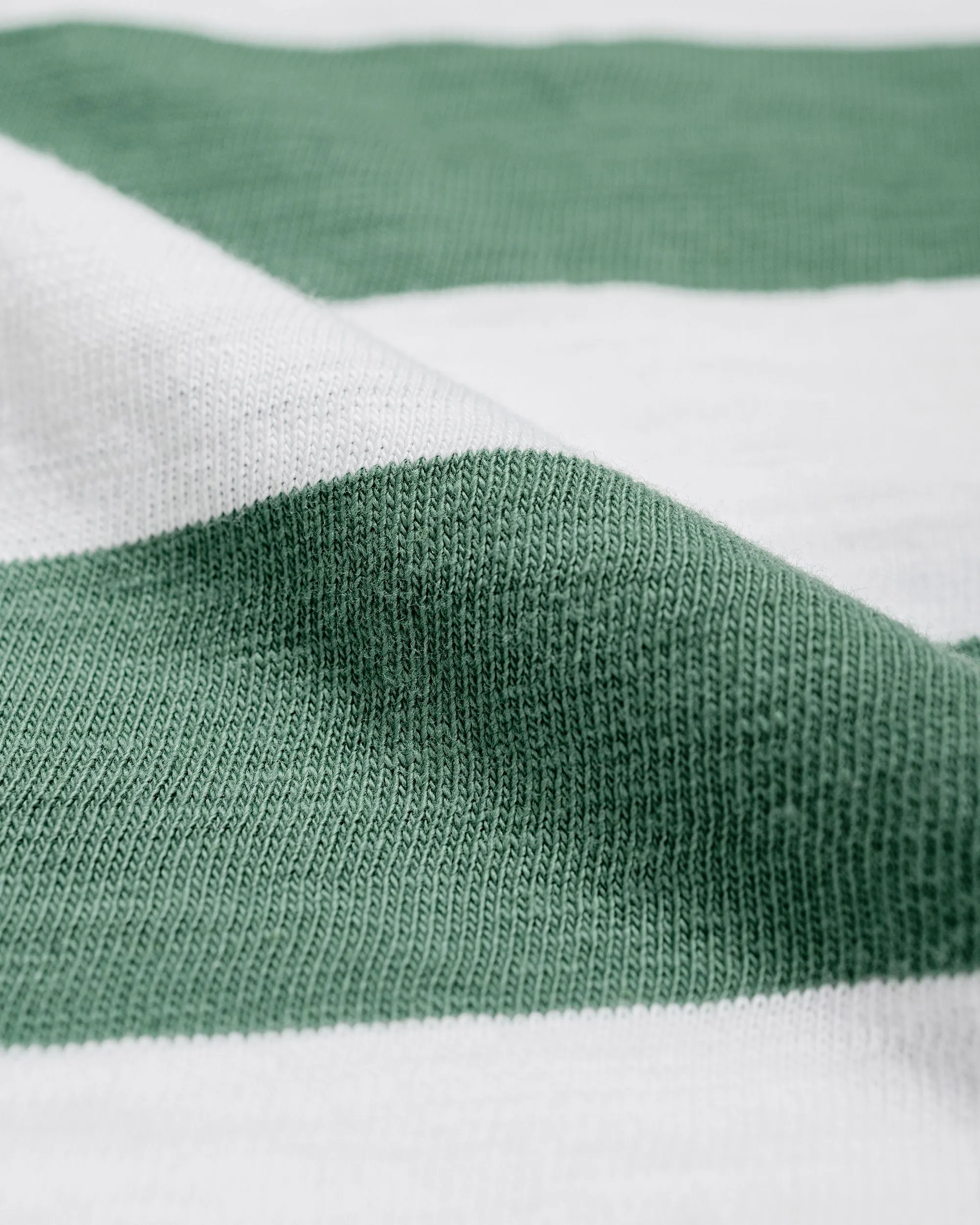 The Real McCoy's BC24002 Buco Stripe Tee S/S White/Green sold by Lost & Found product image thumbnail 5