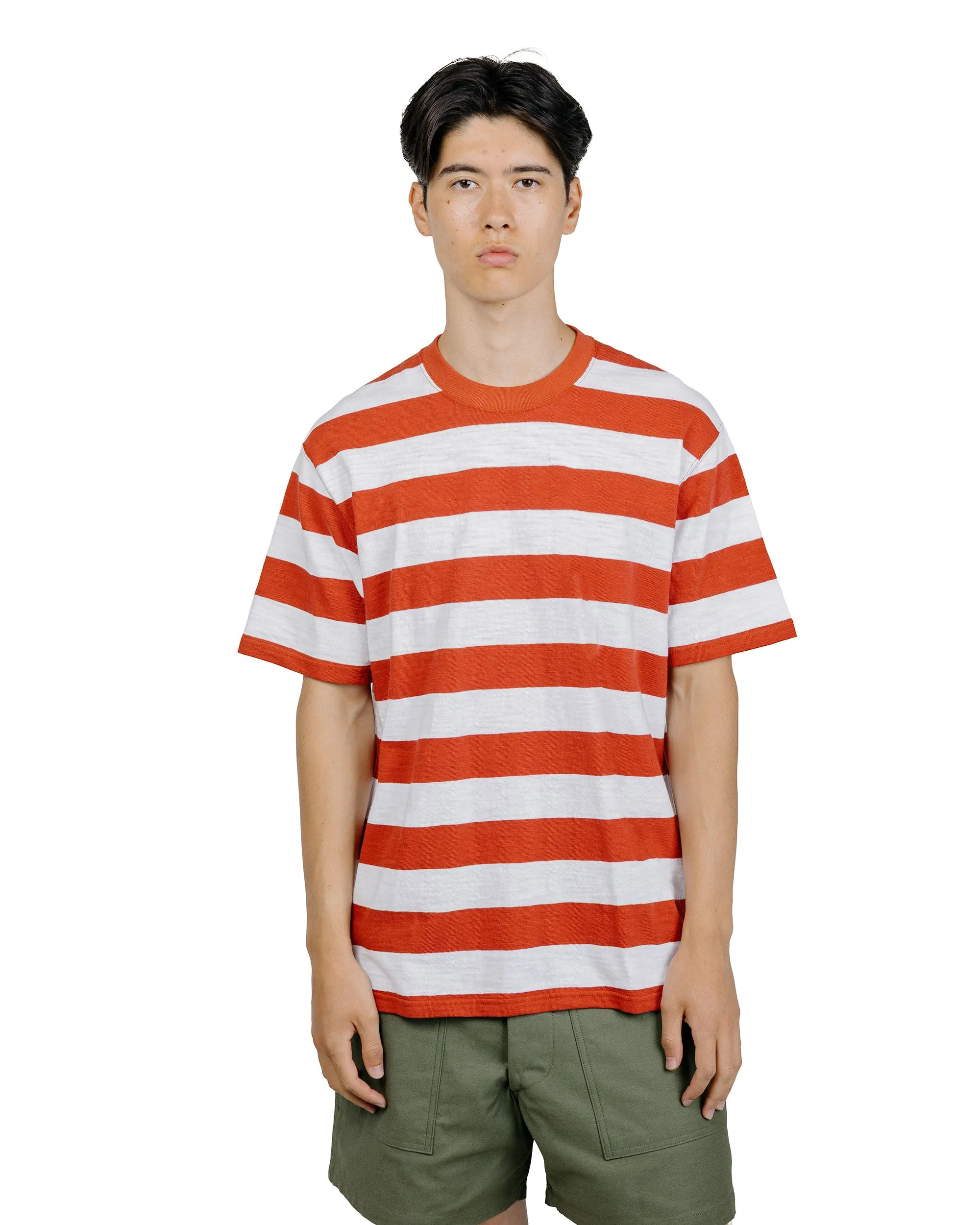 The Real McCoy's BC24002 Buco Stripe Tee S/S White/Red sold by Lost & Found product image thumbnail 2