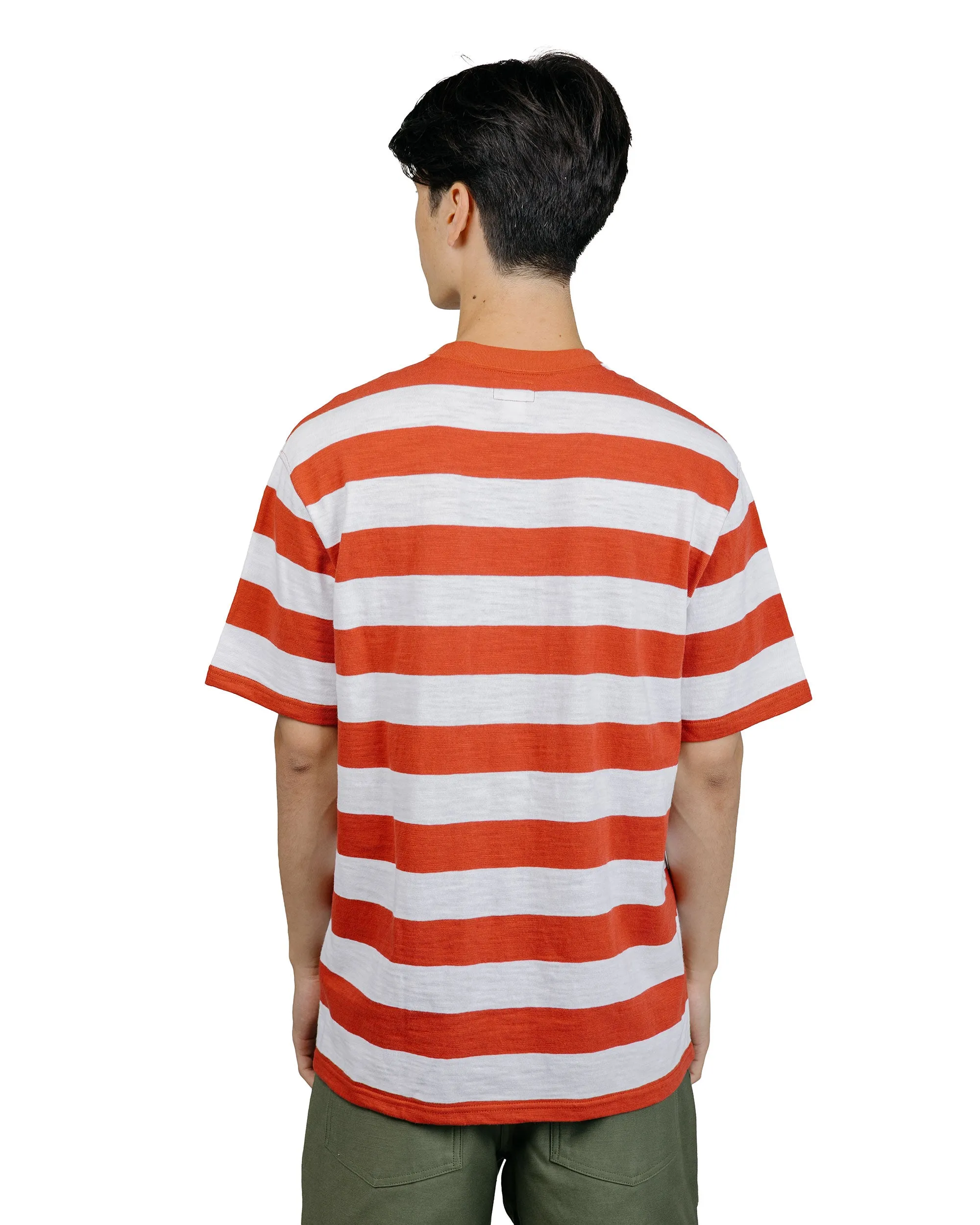 The Real McCoy's BC24002 Buco Stripe Tee S/S White/Red sold by Lost & Found product image thumbnail 3