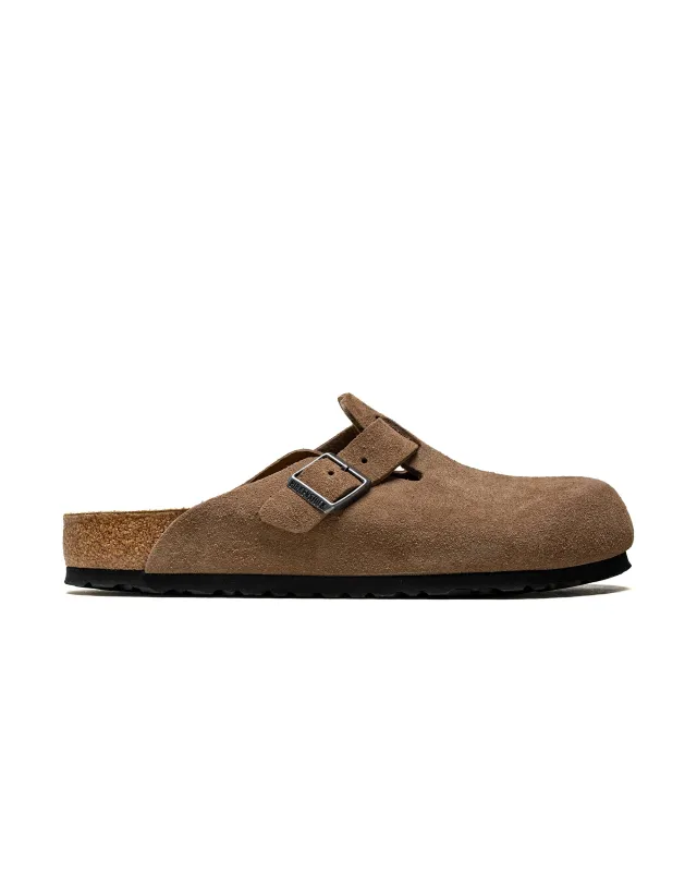 Birkenstock Boston Dark Tea Suede made by Birkenstock
