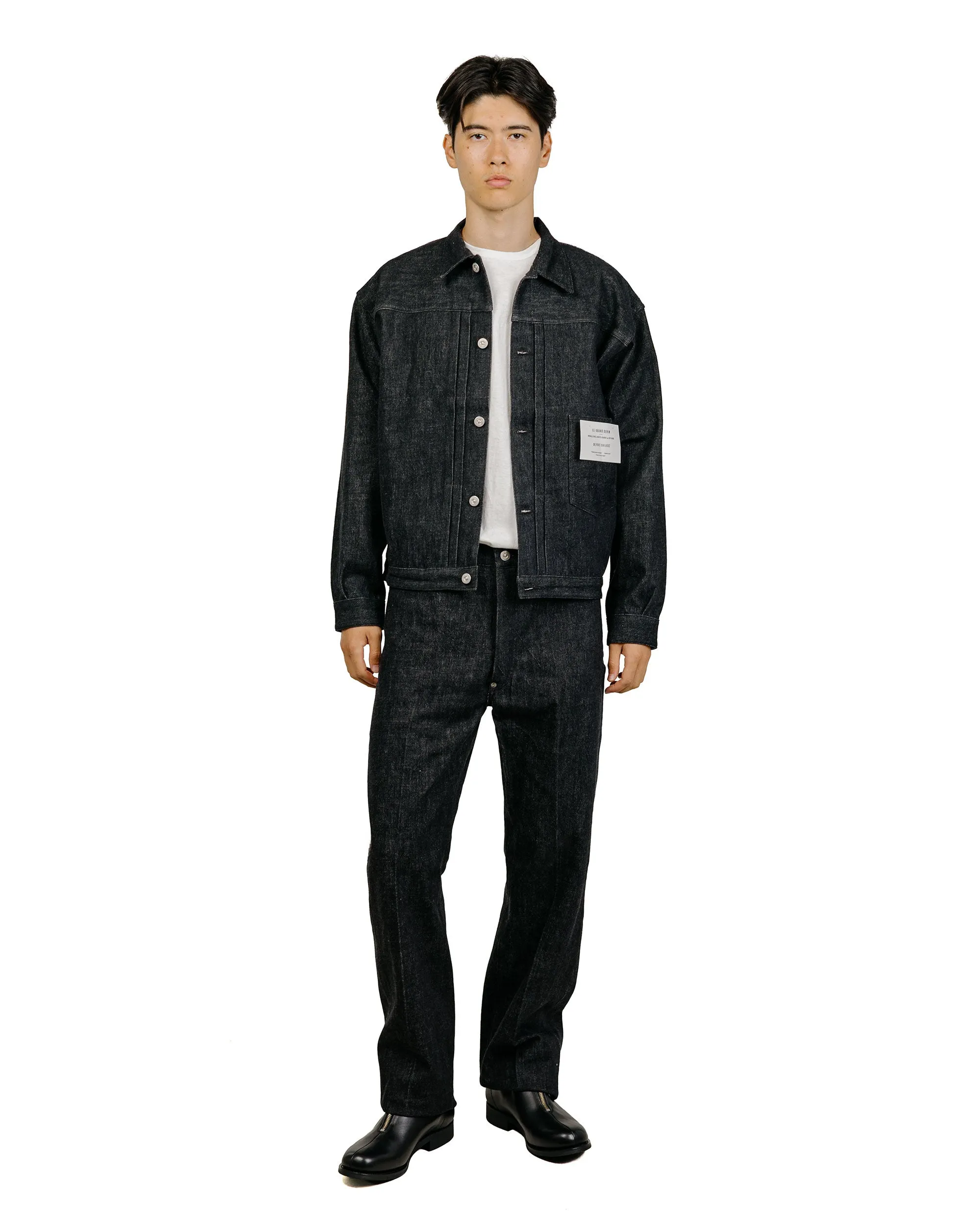 Old Joe One Pocket Jean Jacket Black sold by Lost & Found product image thumbnail 5
