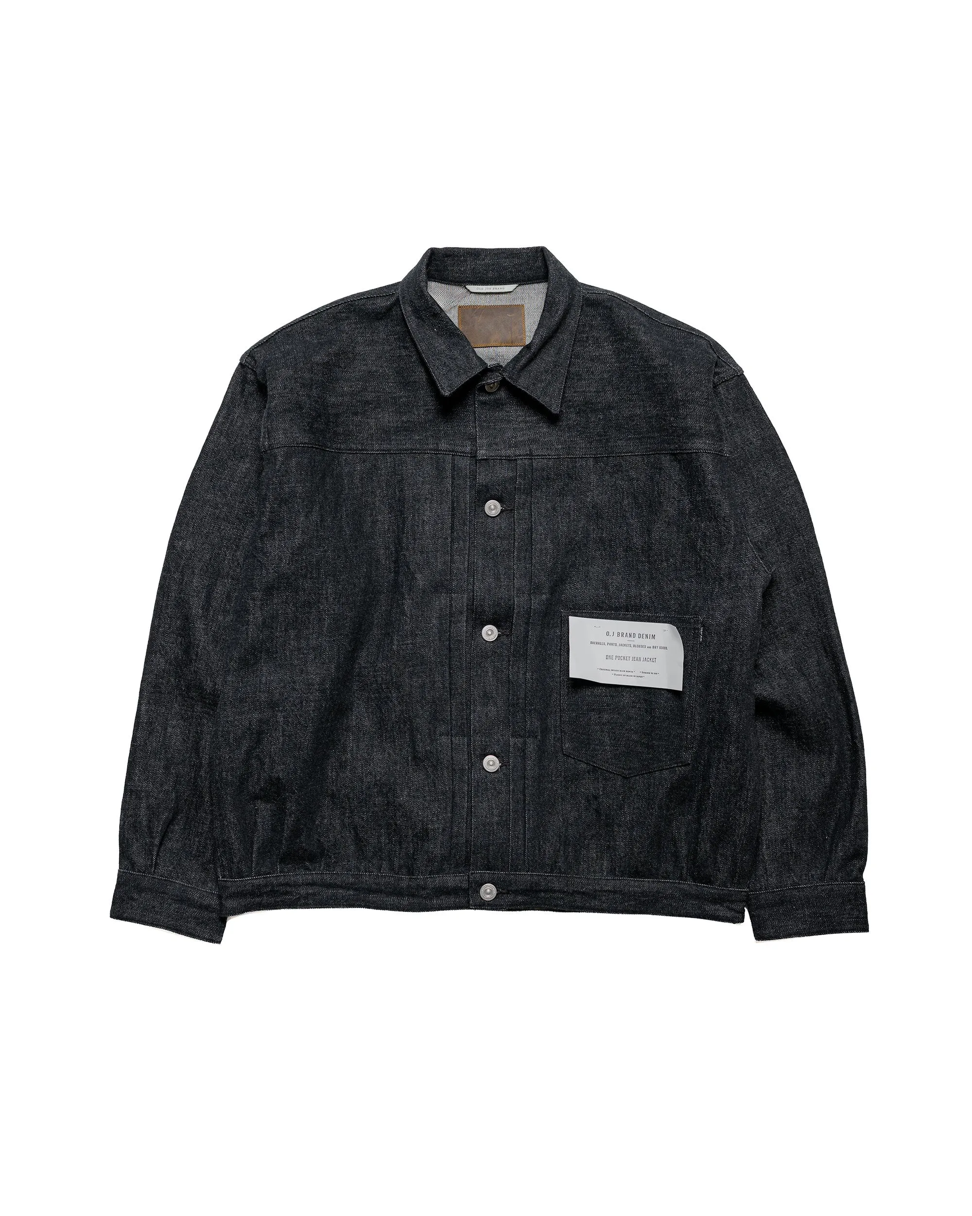 Old Joe One Pocket Jean Jacket Black sold by Lost & Found