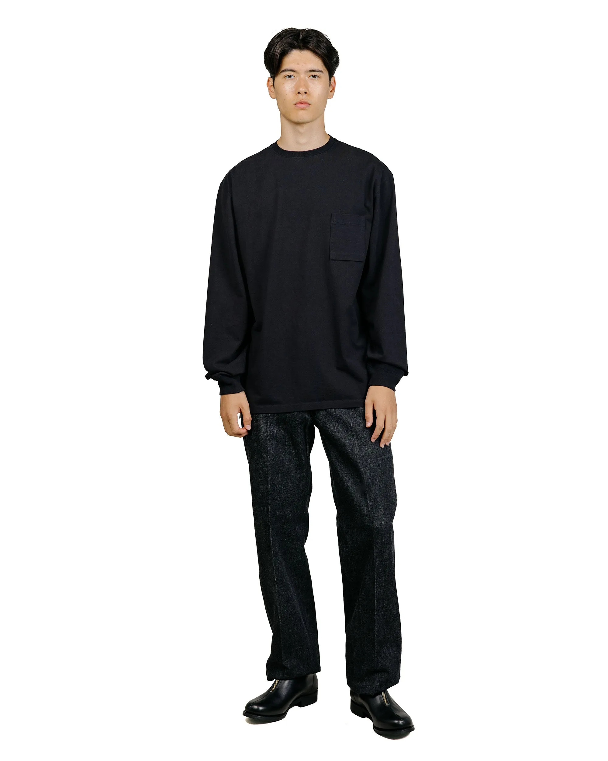 Old Joe Long Sleeve Tube Tee Onyx sold by Lost & Found product image thumbnail 5