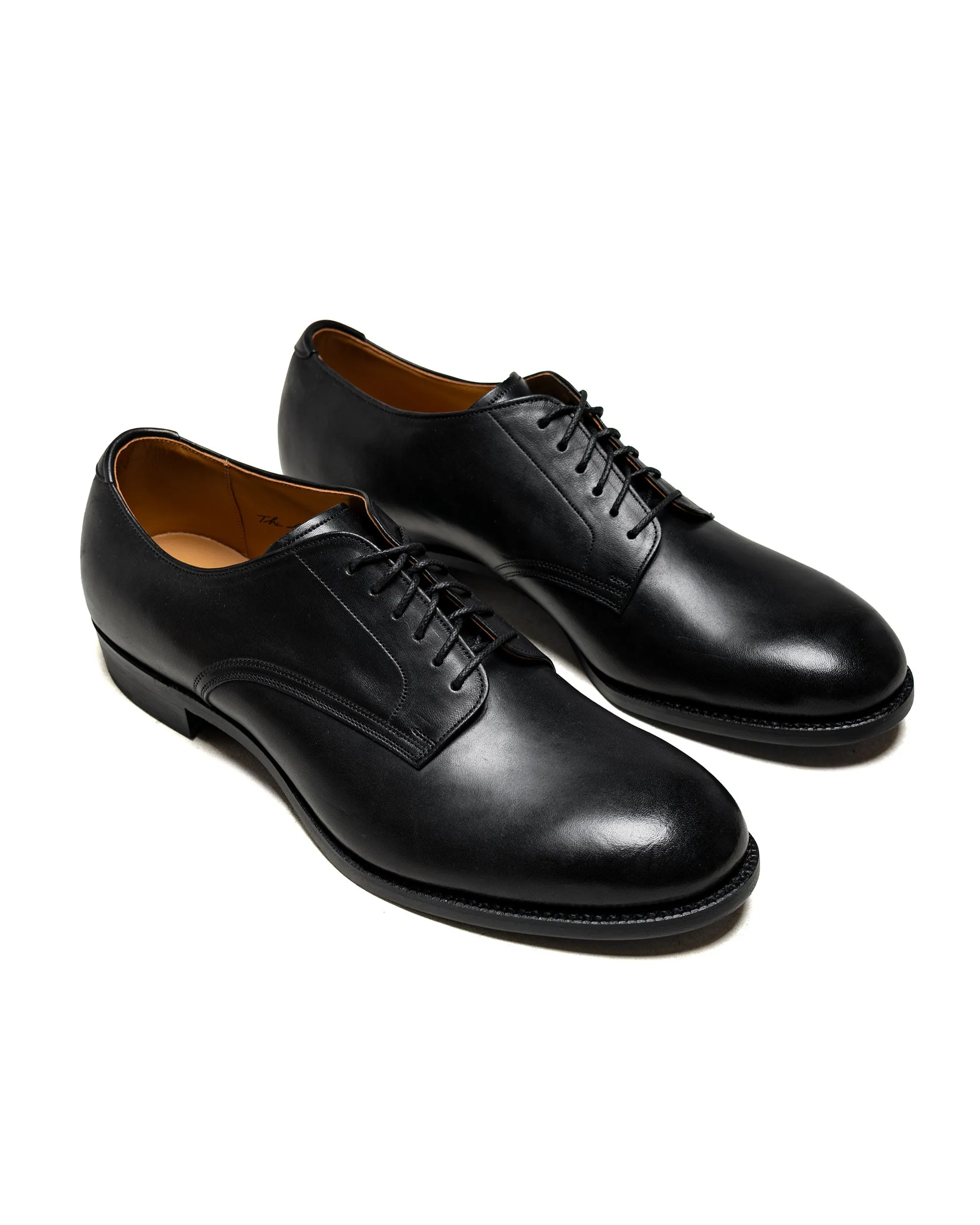 Old Joe "The Officer" Stunning Leather Oxford Shoes Black Horsebutt sold by Lost & Found product image thumbnail 2