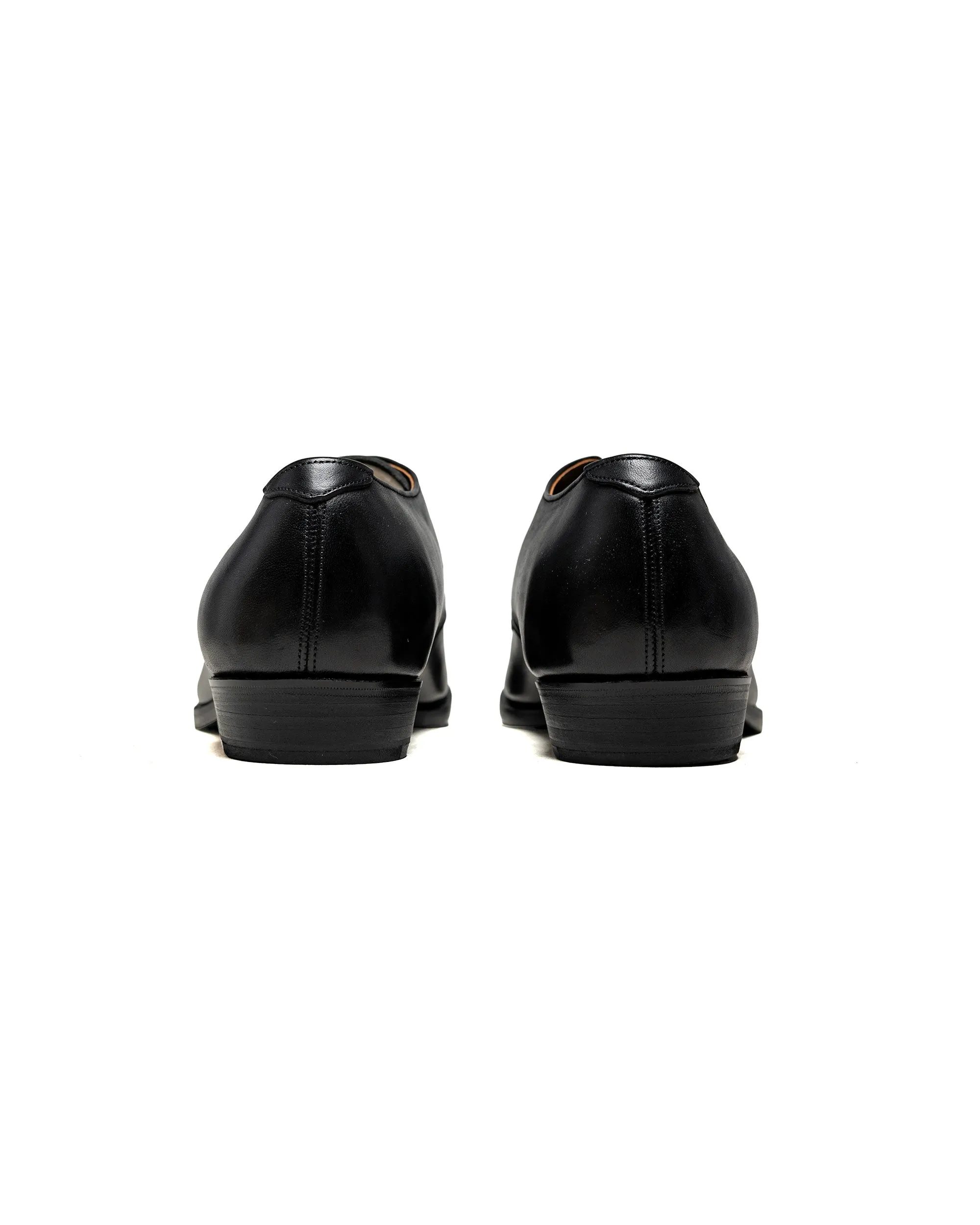 Old Joe "The Officer" Stunning Leather Oxford Shoes Black Horsebutt sold by Lost & Found product image thumbnail 4
