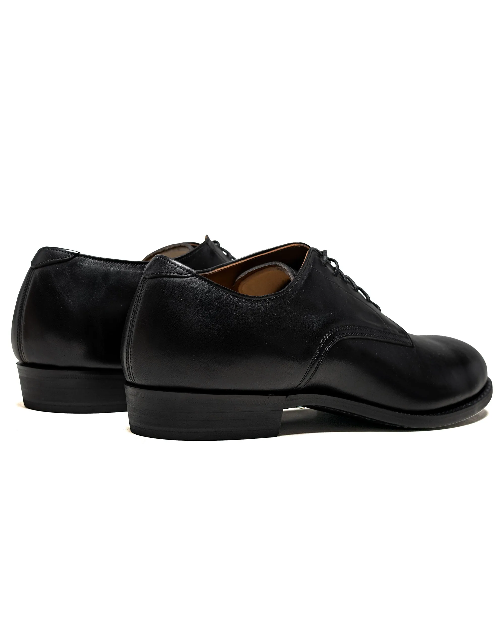 Old Joe "The Officer" Stunning Leather Oxford Shoes Black Brown Horsebutt sold by Lost & Found product image thumbnail 3