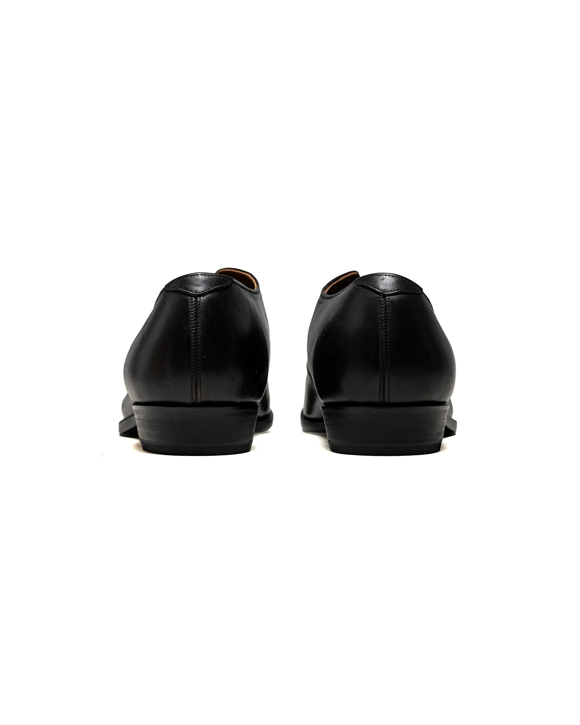 Old Joe "The Officer" Stunning Leather Oxford Shoes Black Brown Horsebutt sold by Lost & Found product image thumbnail 4