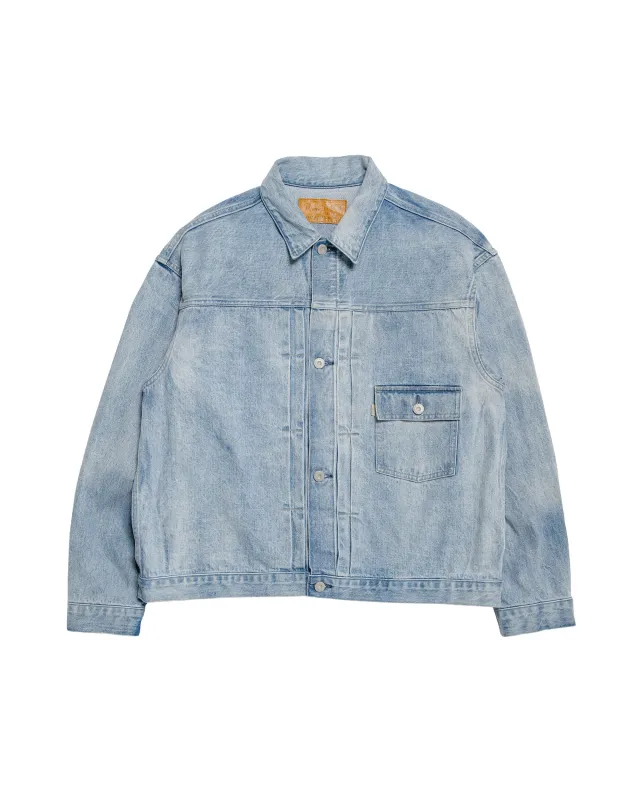 Phigvel Classic Faded Jean Jacket Indigo Faded made by Lost & Found
