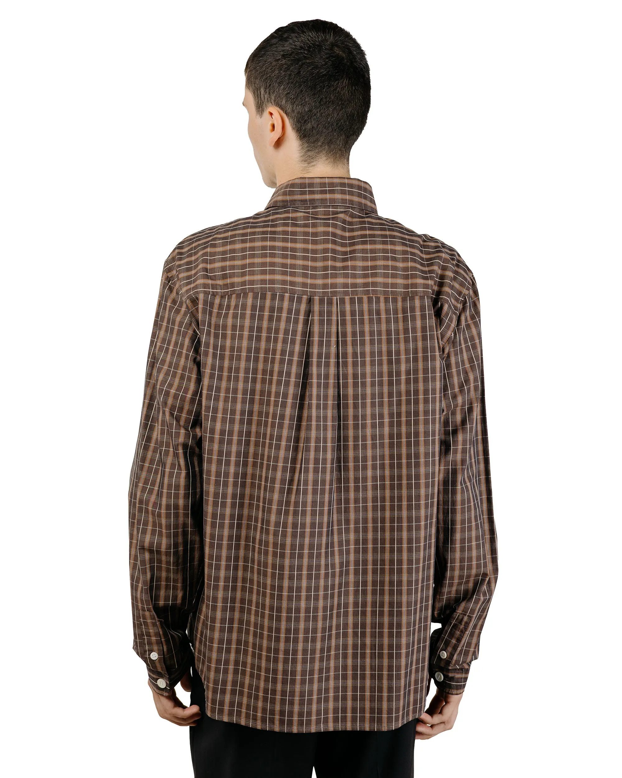 Another Aspect Another Shirt 4.0 Brown Check sold by Lost & Found product image thumbnail 4