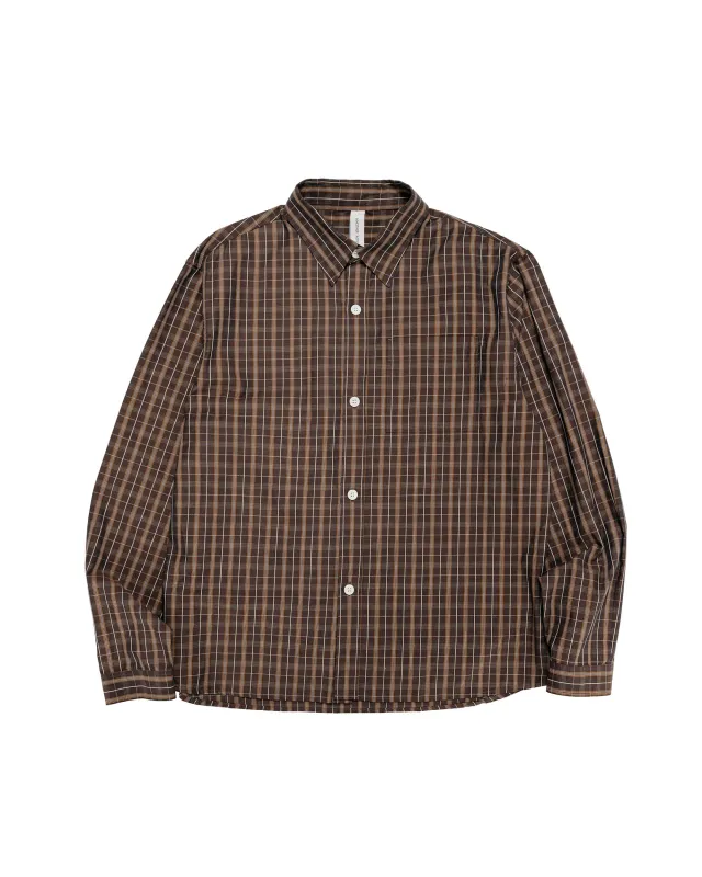 Another Aspect Another Shirt 4.0 Brown Check made by ANOTHER ASPECT