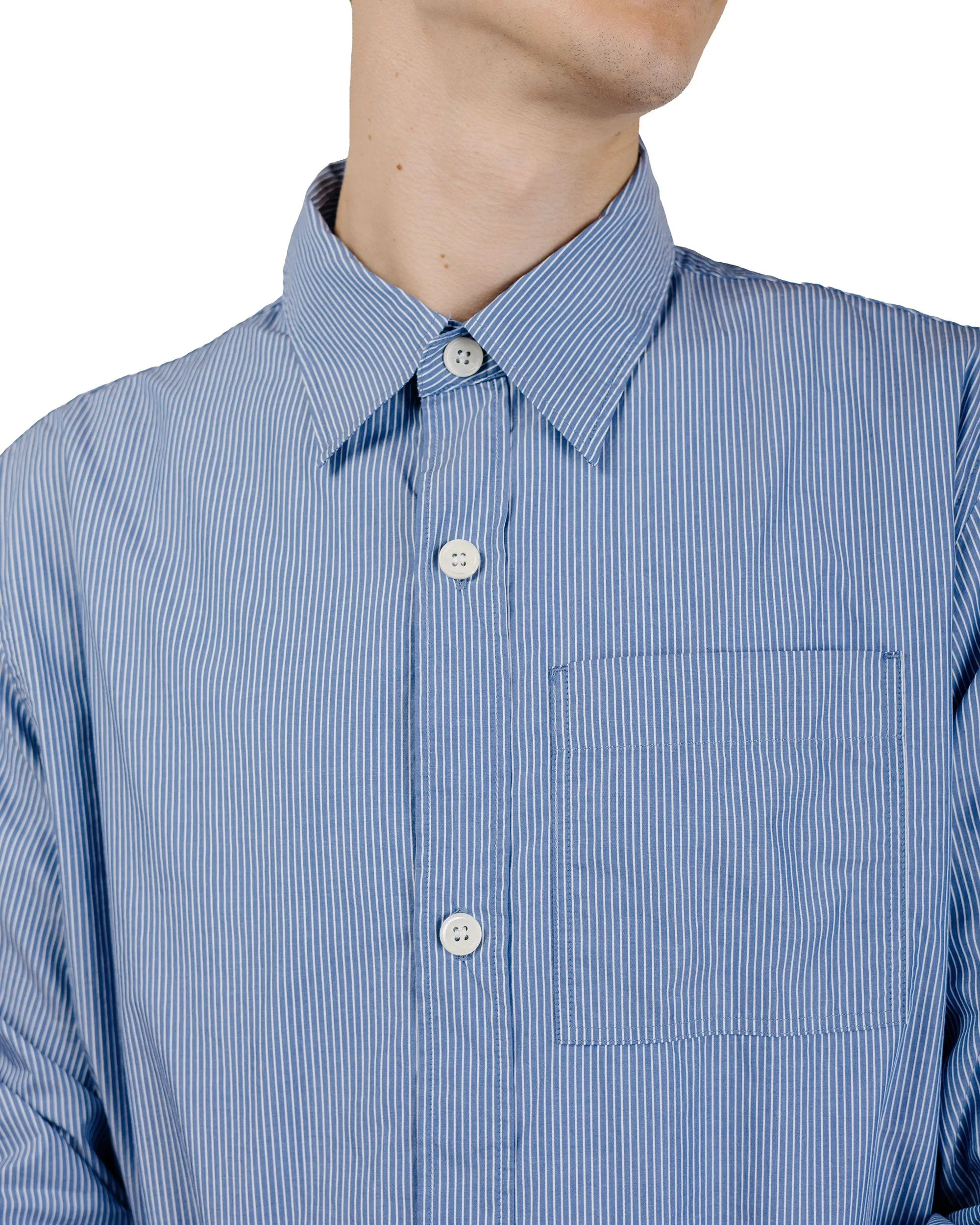 Another Aspect Another Shirt 4.0 Blue/White Stripe sold by Lost & Found product image thumbnail 3