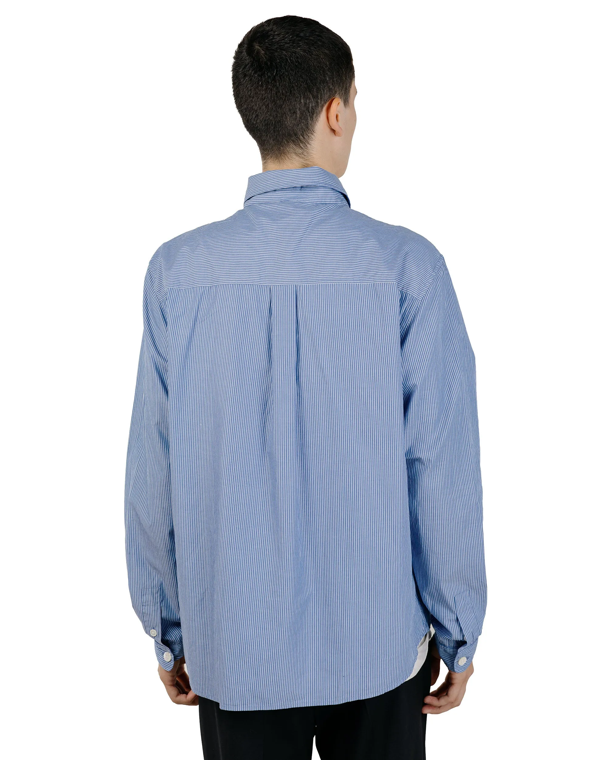 Another Aspect Another Shirt 4.0 Blue/White Stripe sold by Lost & Found product image thumbnail 4