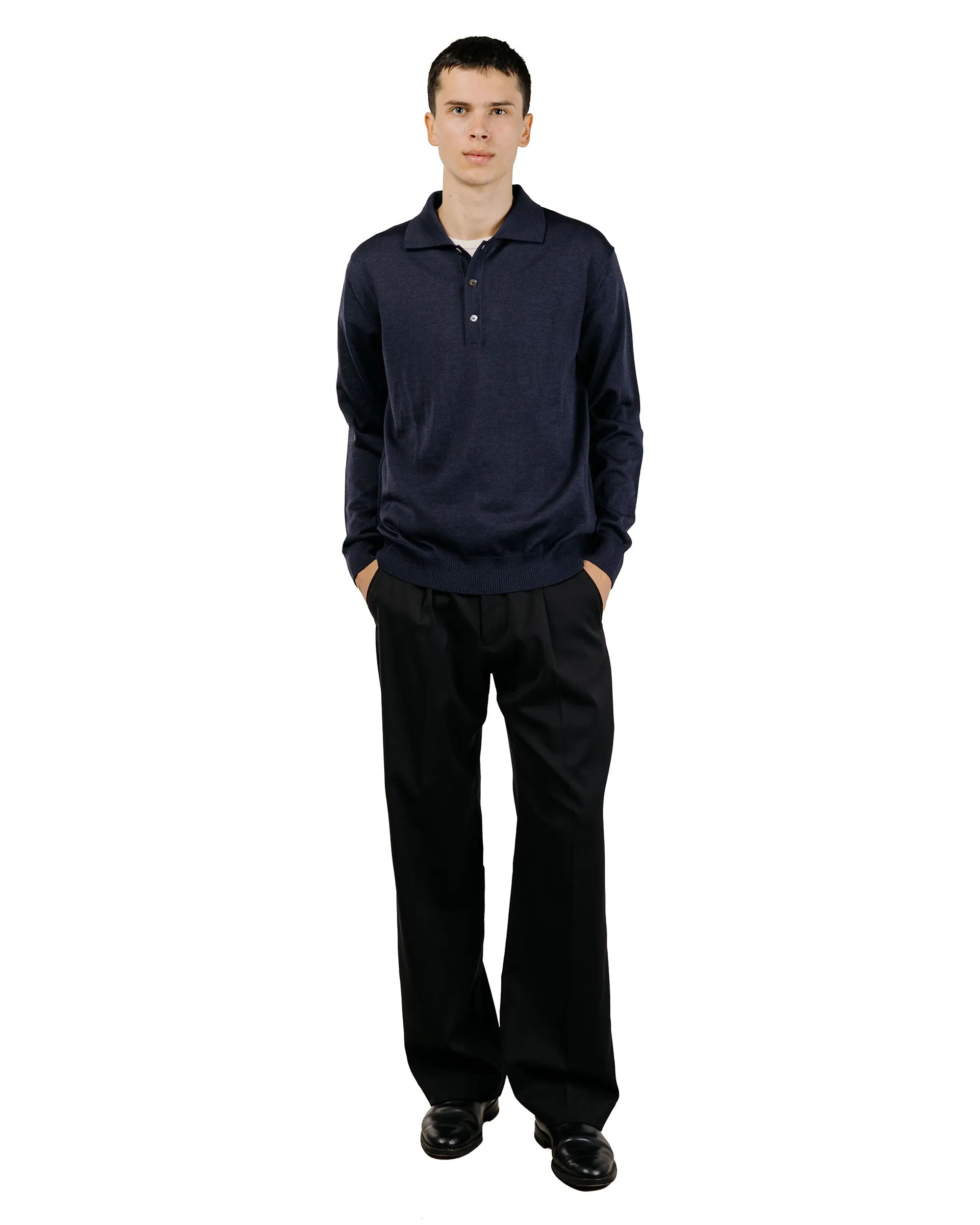 Another Aspect Another Polo Shirt 2.0 Night Sky Navy sold by Lost & Found product image thumbnail 5