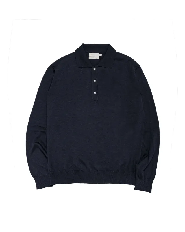 Another Aspect Another Polo Shirt 2.0 Night Sky Navy made by ANOTHER ASPECT
