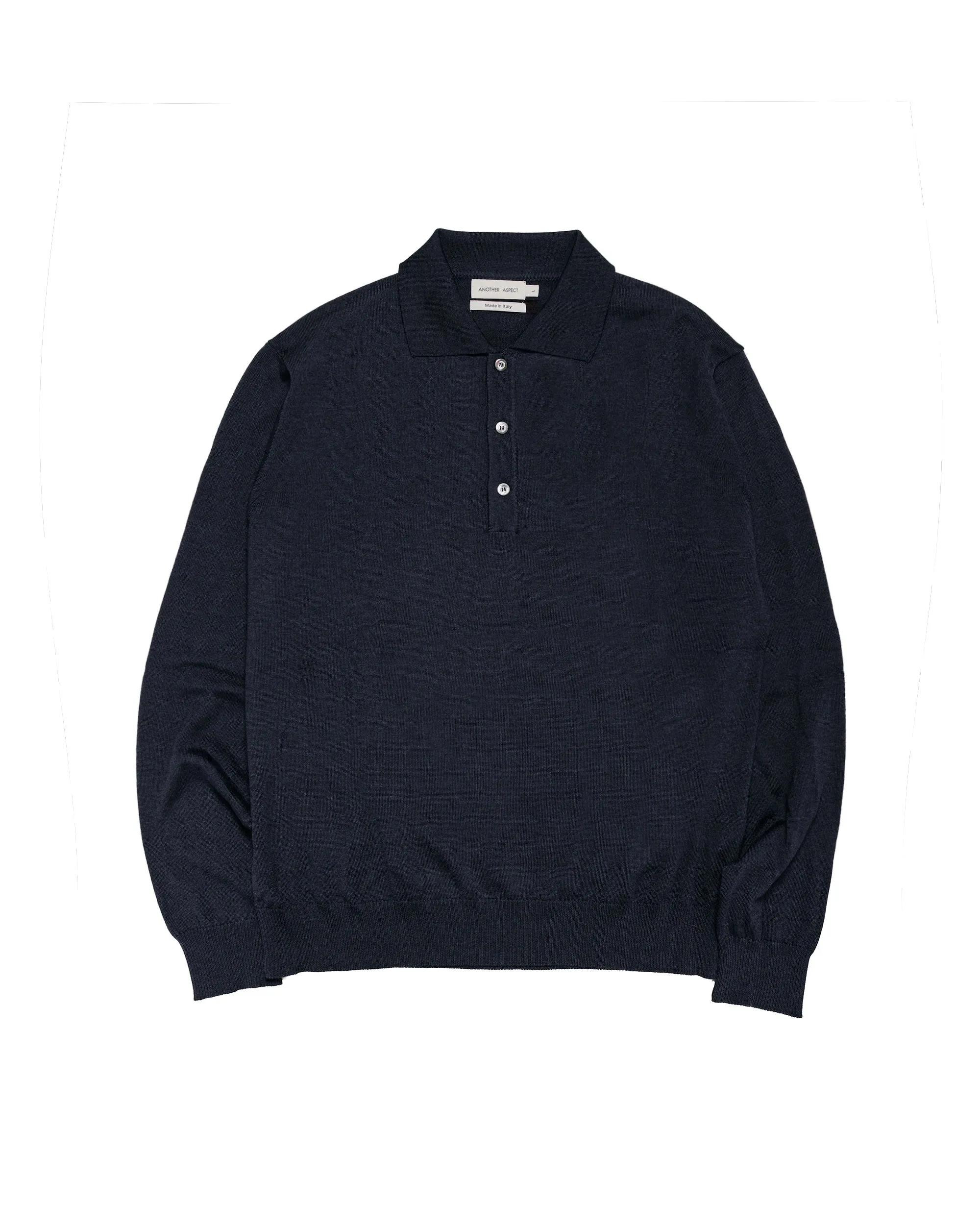 Another Aspect Another Polo Shirt 2.0 Night Sky Navy sold by Lost & Found
