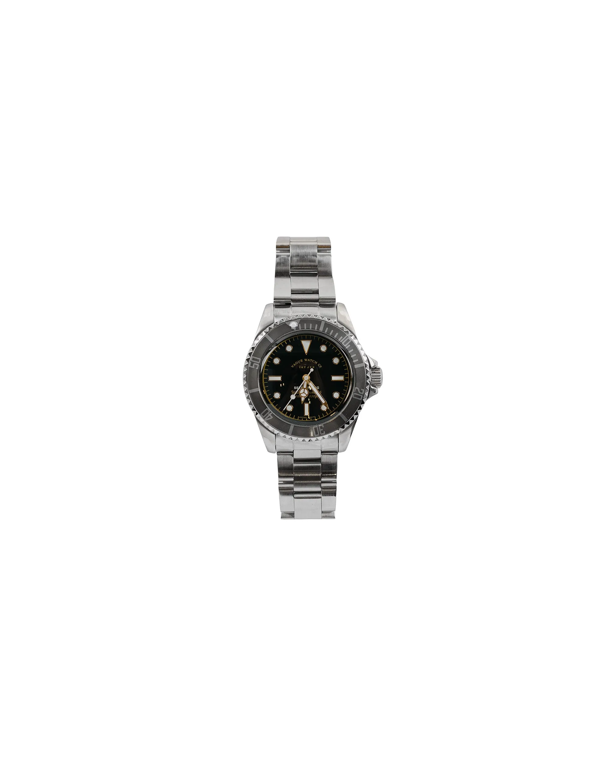 Vague Watch Co. Gry Fad Watch Grey Bezel 40mm sold by Lost & Found