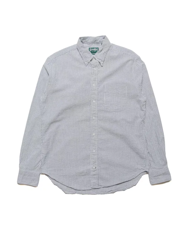 Gitman Vintage Bros. Charcoal Seersucker Shirt made by Gitman Vintage Bros.