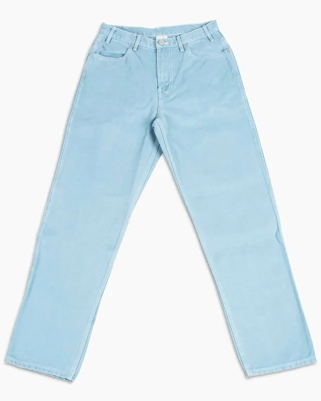 paa Four Pocket Canvas Jean Light Indigo made by Lost & Found