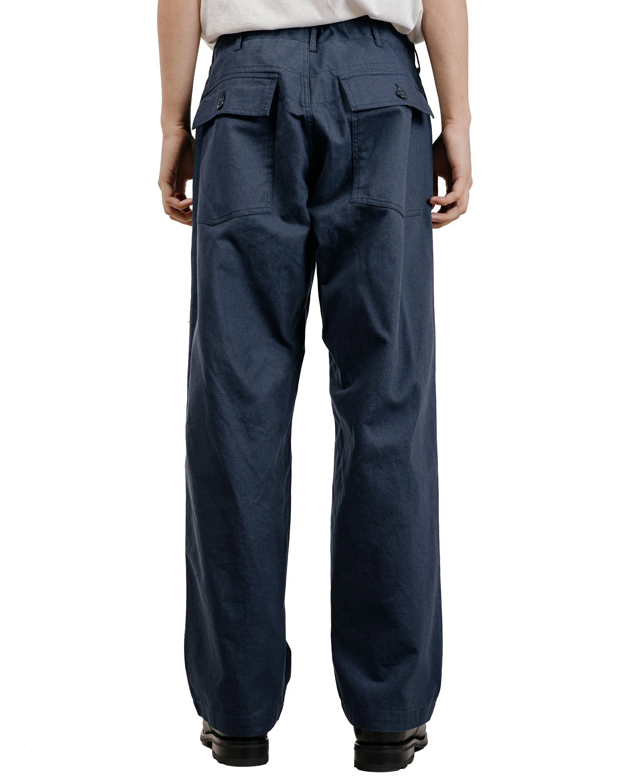 Engineered Garments Fatigue Pant Navy 10oz Duck Canvas sold by Lost & Found product image thumbnail 4