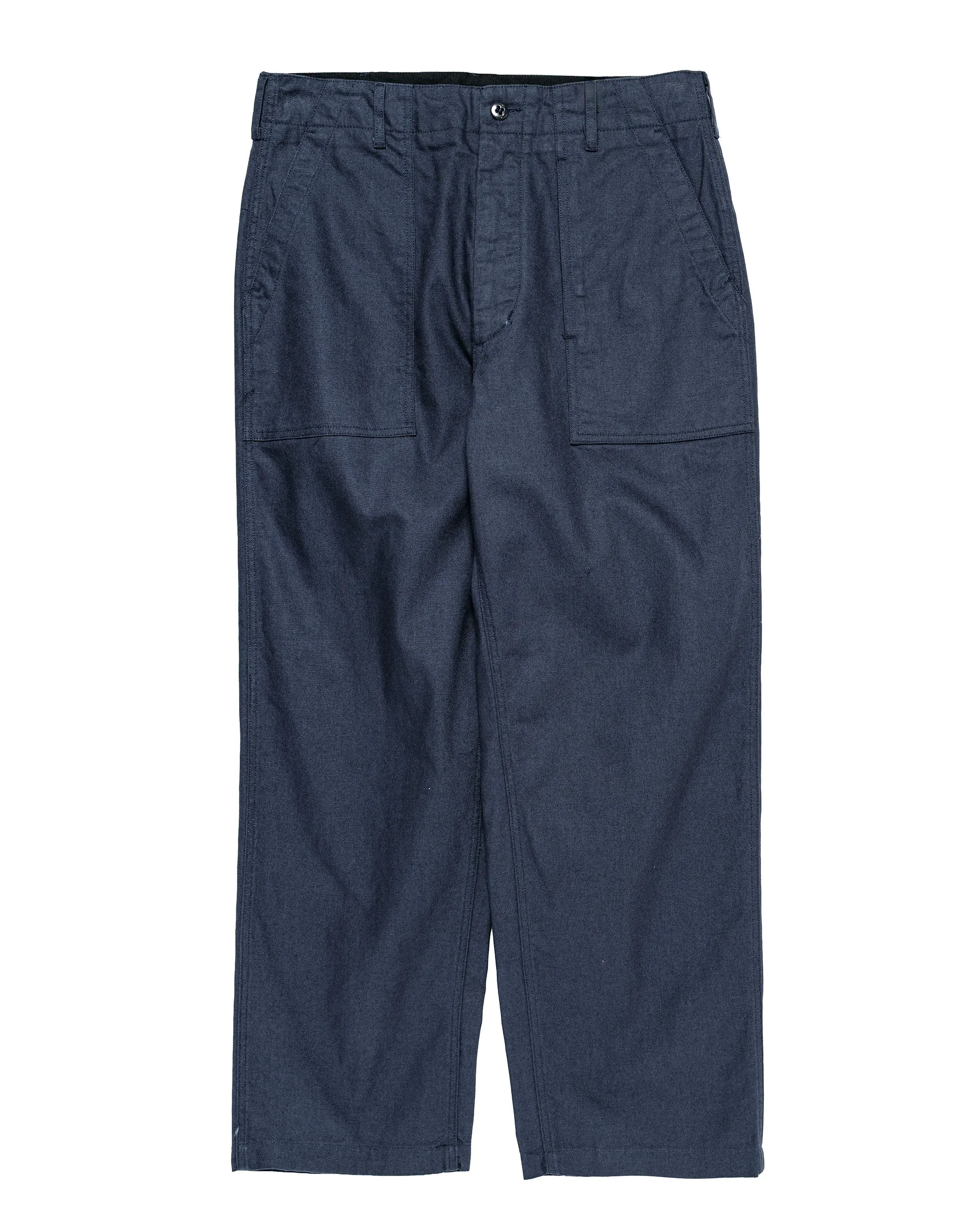 Engineered Garments Fatigue Pant Navy 10oz Duck Canvas sold by Lost & Found