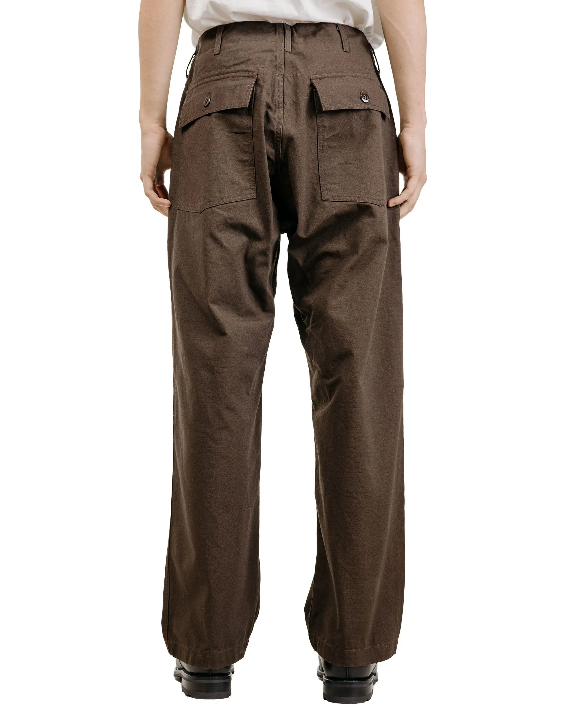 Engineered Garments Fatigue Pant Brown 10oz Duck Canvas sold by Lost & Found product image thumbnail 4