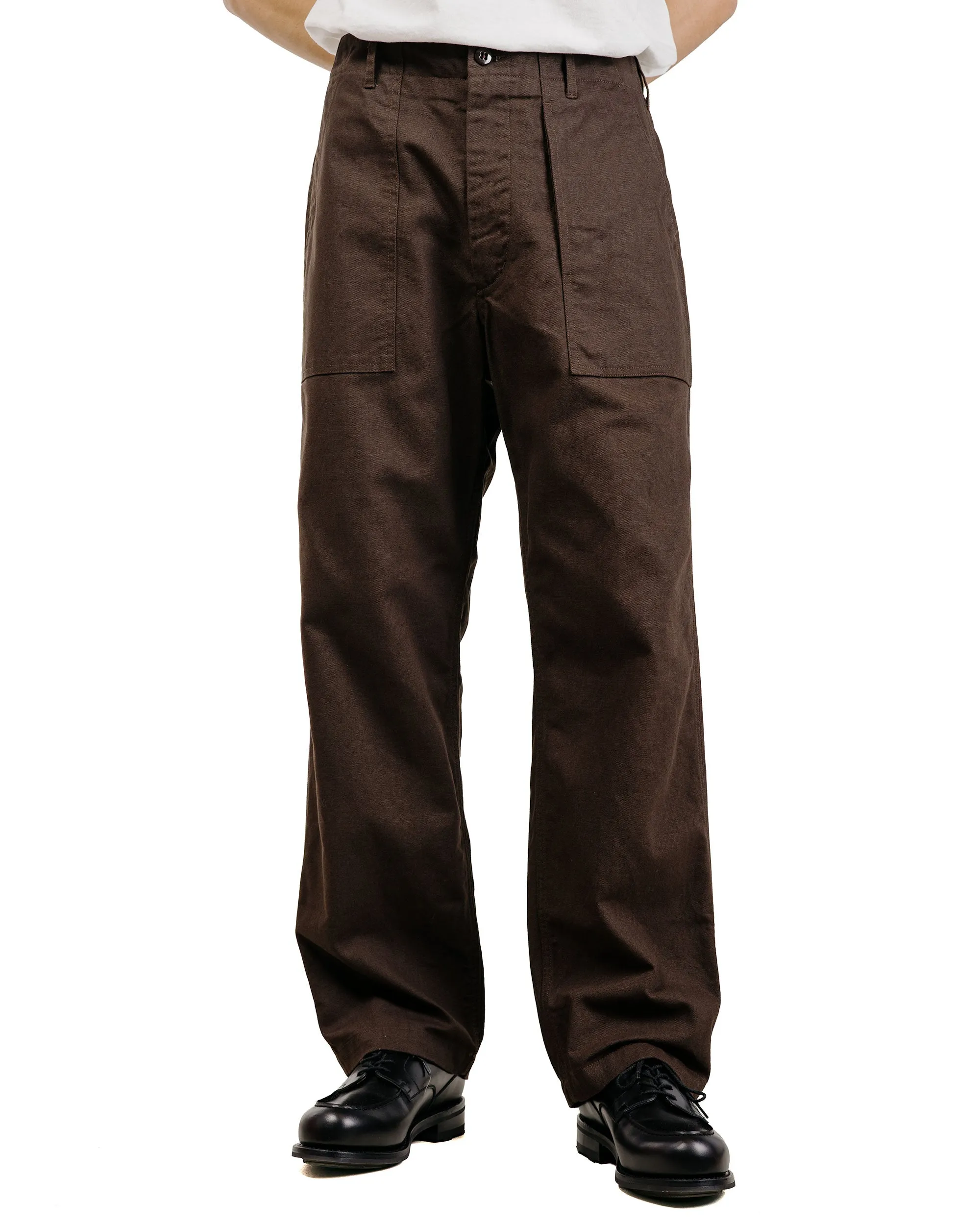 Engineered Garments Fatigue Pant DK. Brown Heavyweight Cotton Ripstop sold by Lost & Found product image thumbnail 2